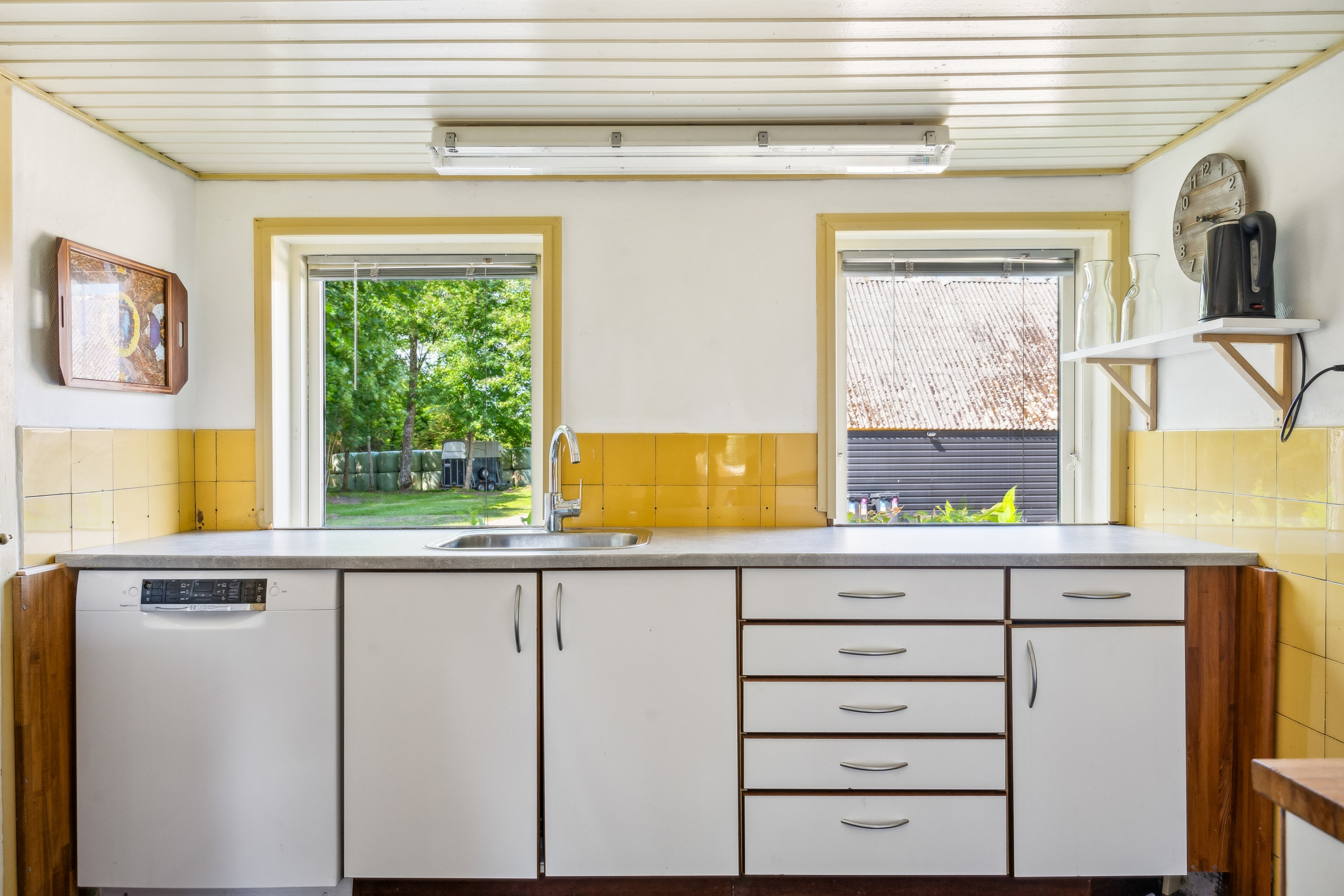 Fremhævet køkken billede i fuldskærmstilstand. Billede af Skovbovej 52, Krogen, 9500 Hobro