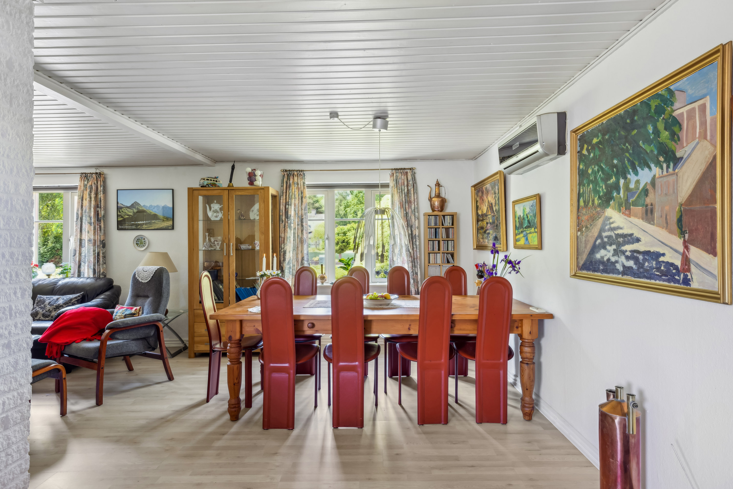 Fremhævet stue billede i fuldskærmstilstand. Billede af Stokkebro 45, Gjerrild, 8500 Grenaa