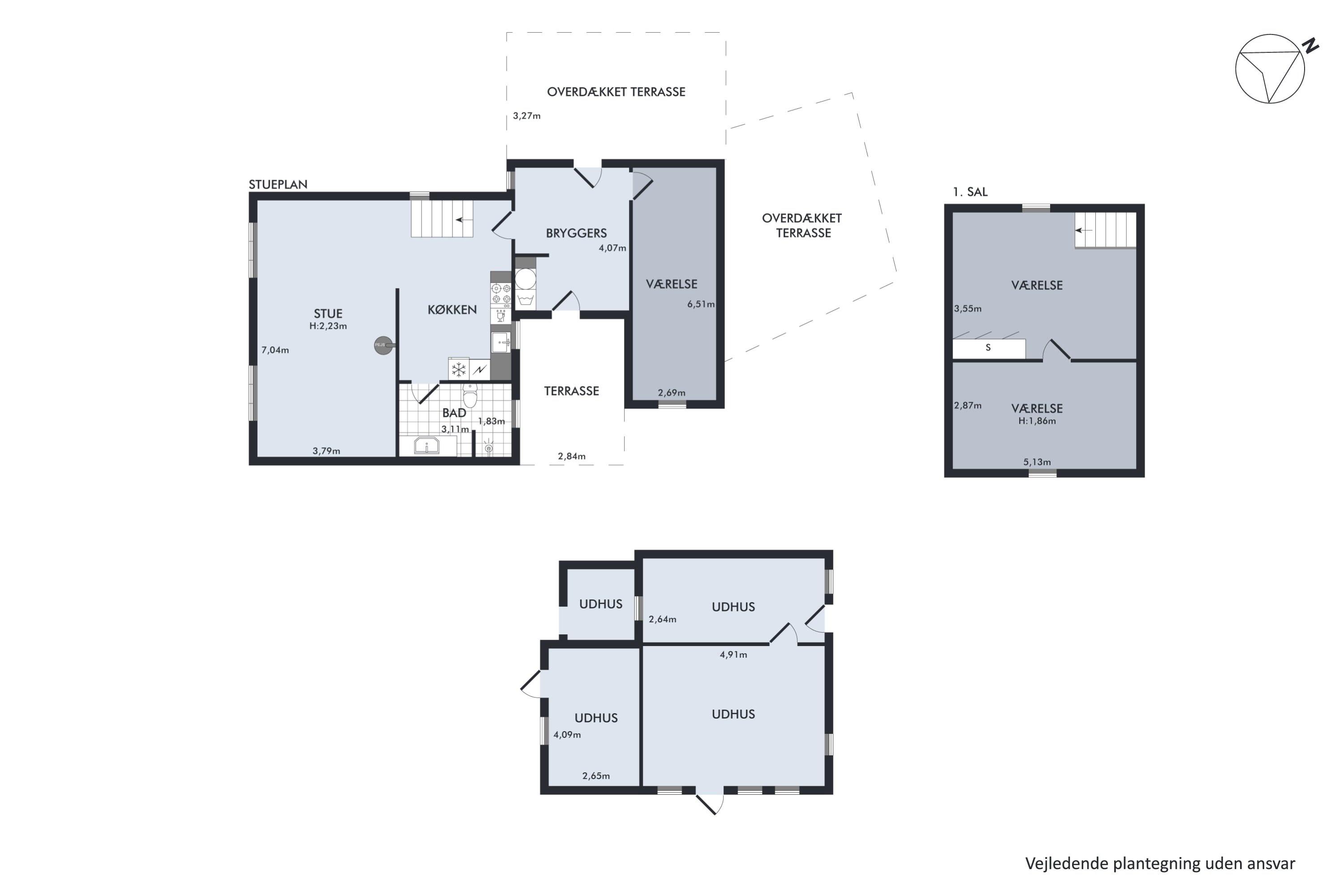 Plantegninger billede af Stokkebro 45, Gjerrild, 8500 Grenaa