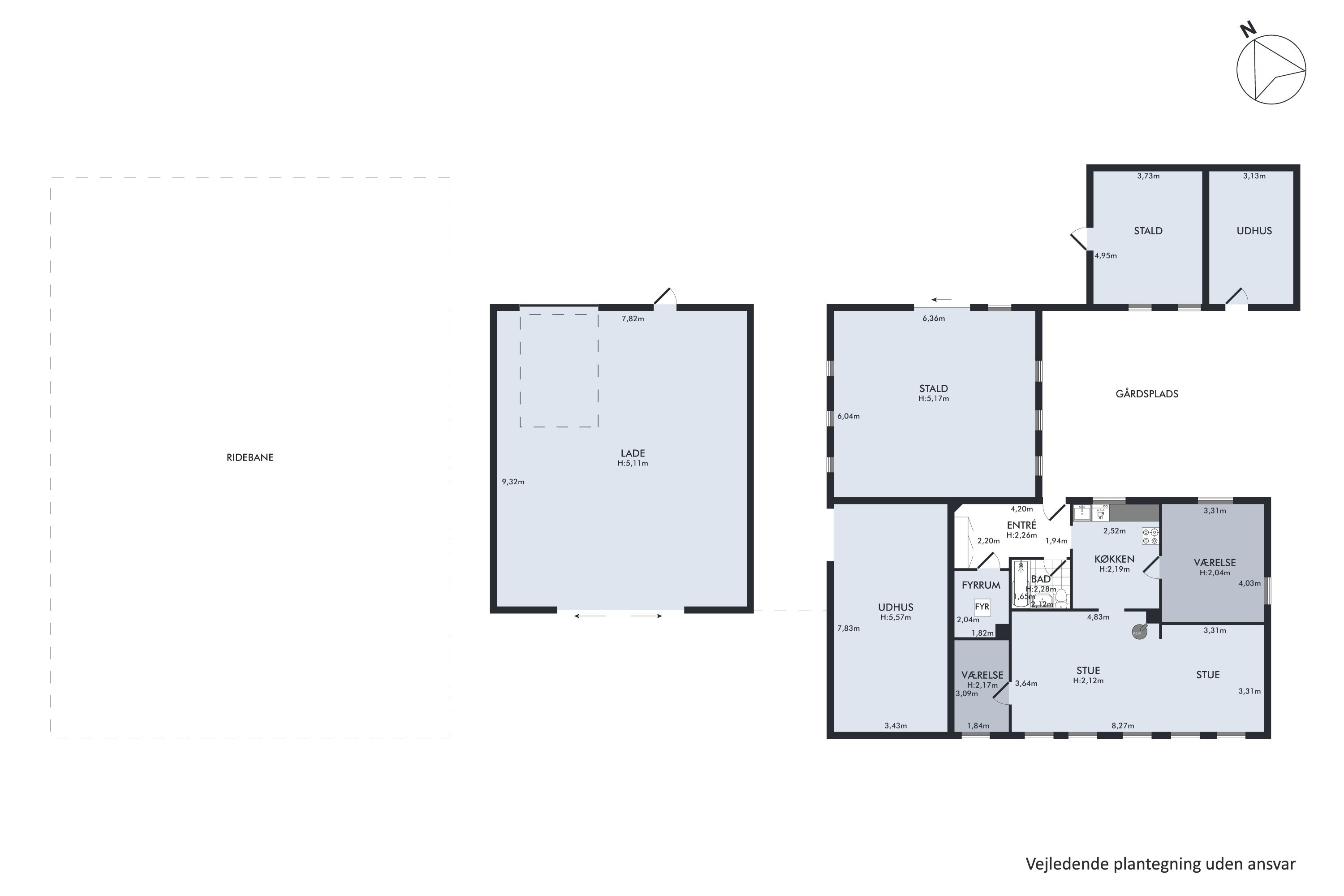 Plantegninger billede af Kaløvej 61, Eskerod, 8543 Hornslet