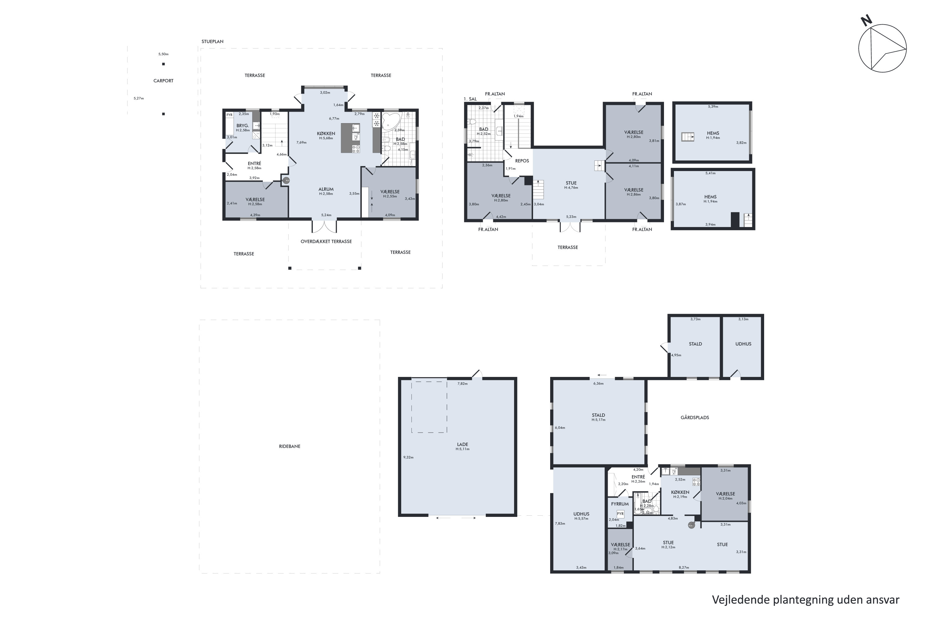 Plantegninger billede af Kaløvej 61, Eskerod, 8543 Hornslet
