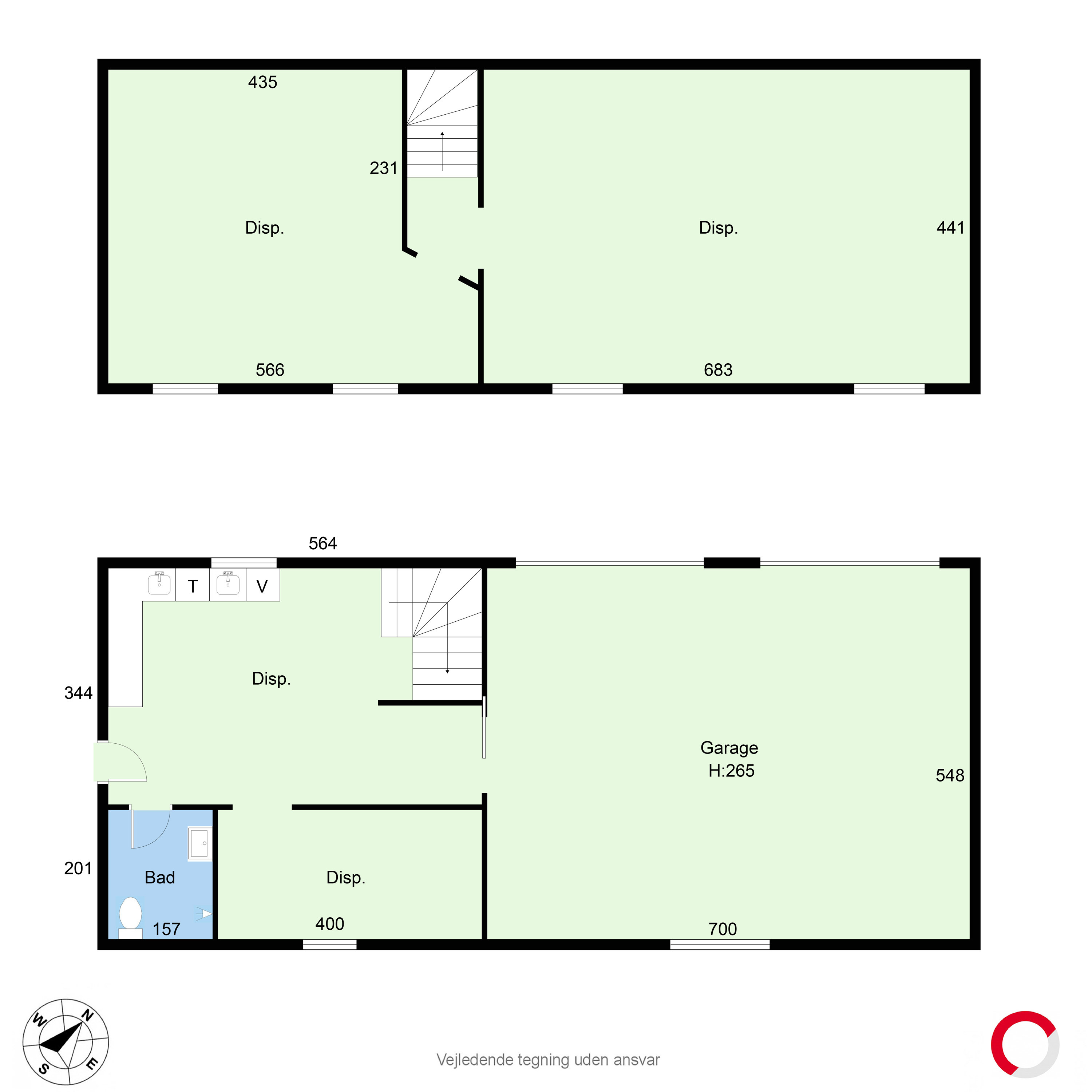 Plantegninger billede af Stillingvej 211, Borum, 8471 Sabro