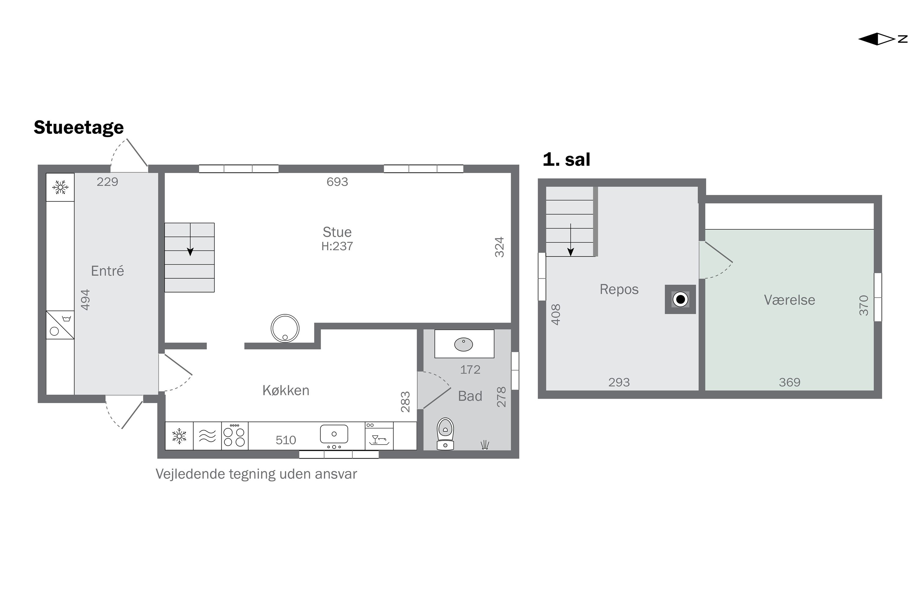 Plantegninger billede af Bag Volden 4, 4241 Vemmelev