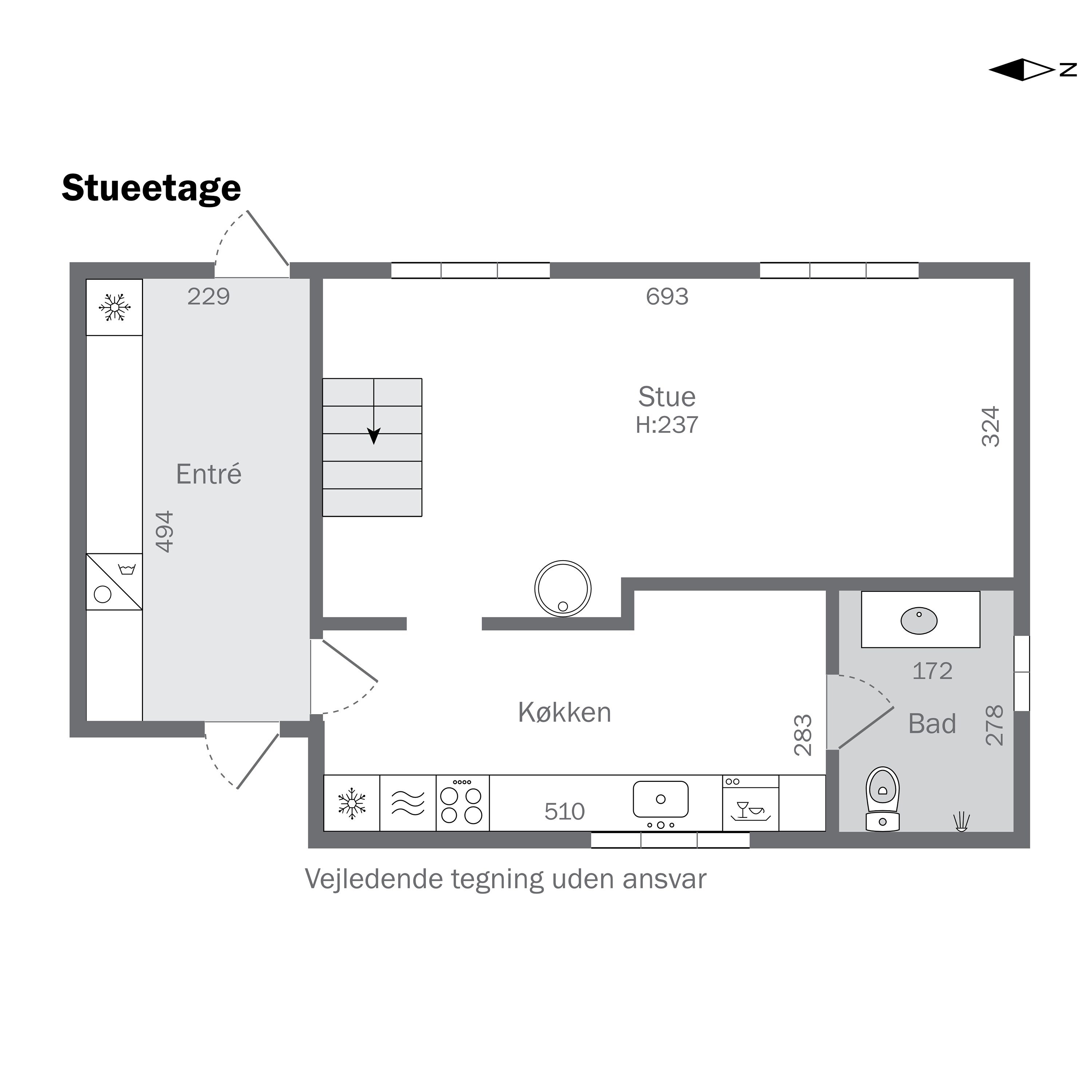 Plantegninger billede af Bag Volden 4, 4241 Vemmelev