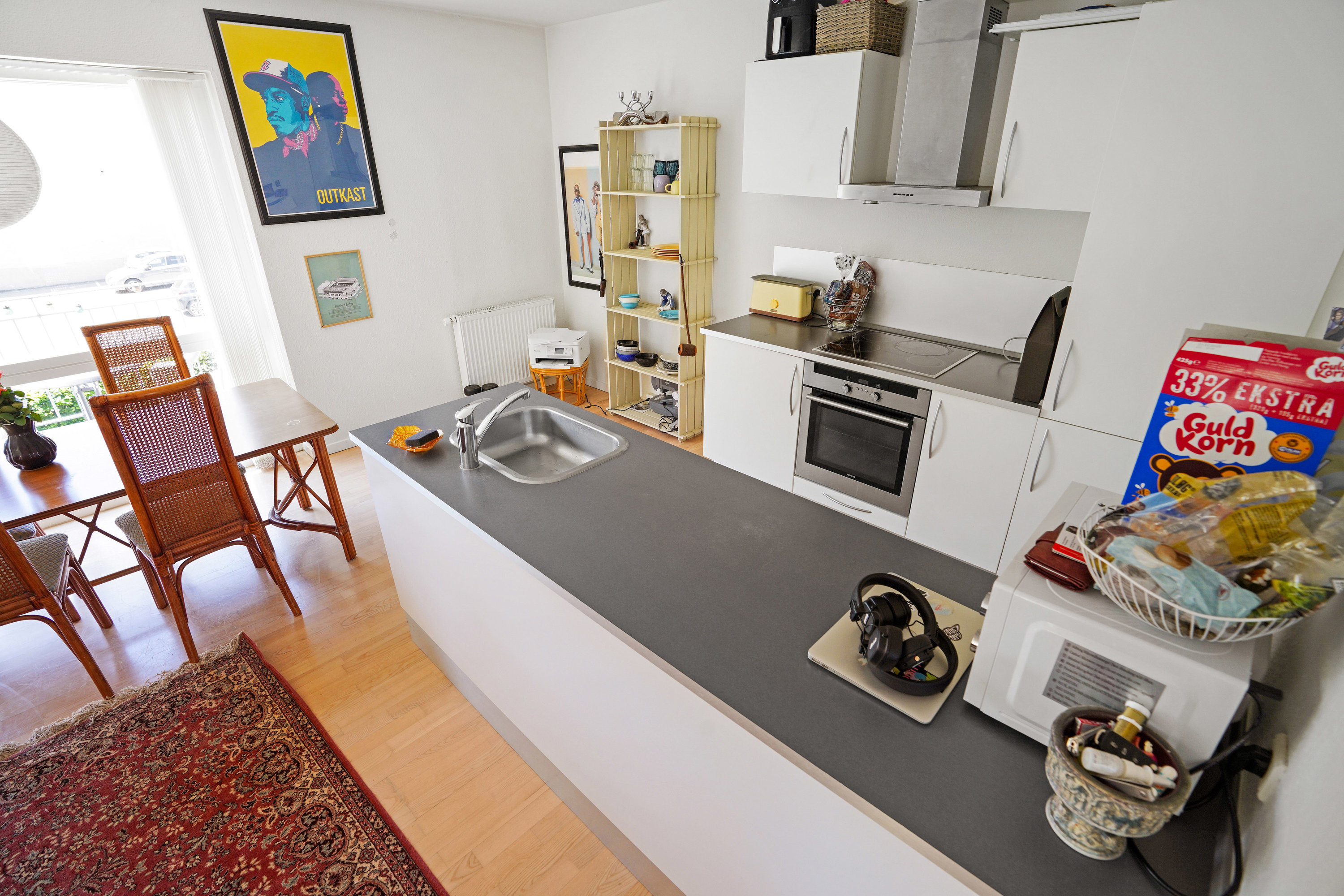 Fremhævet køkken billede i fuldskærmstilstand. Billede af Ørstedsgade 9, 1. 1., 5000 Odense C
