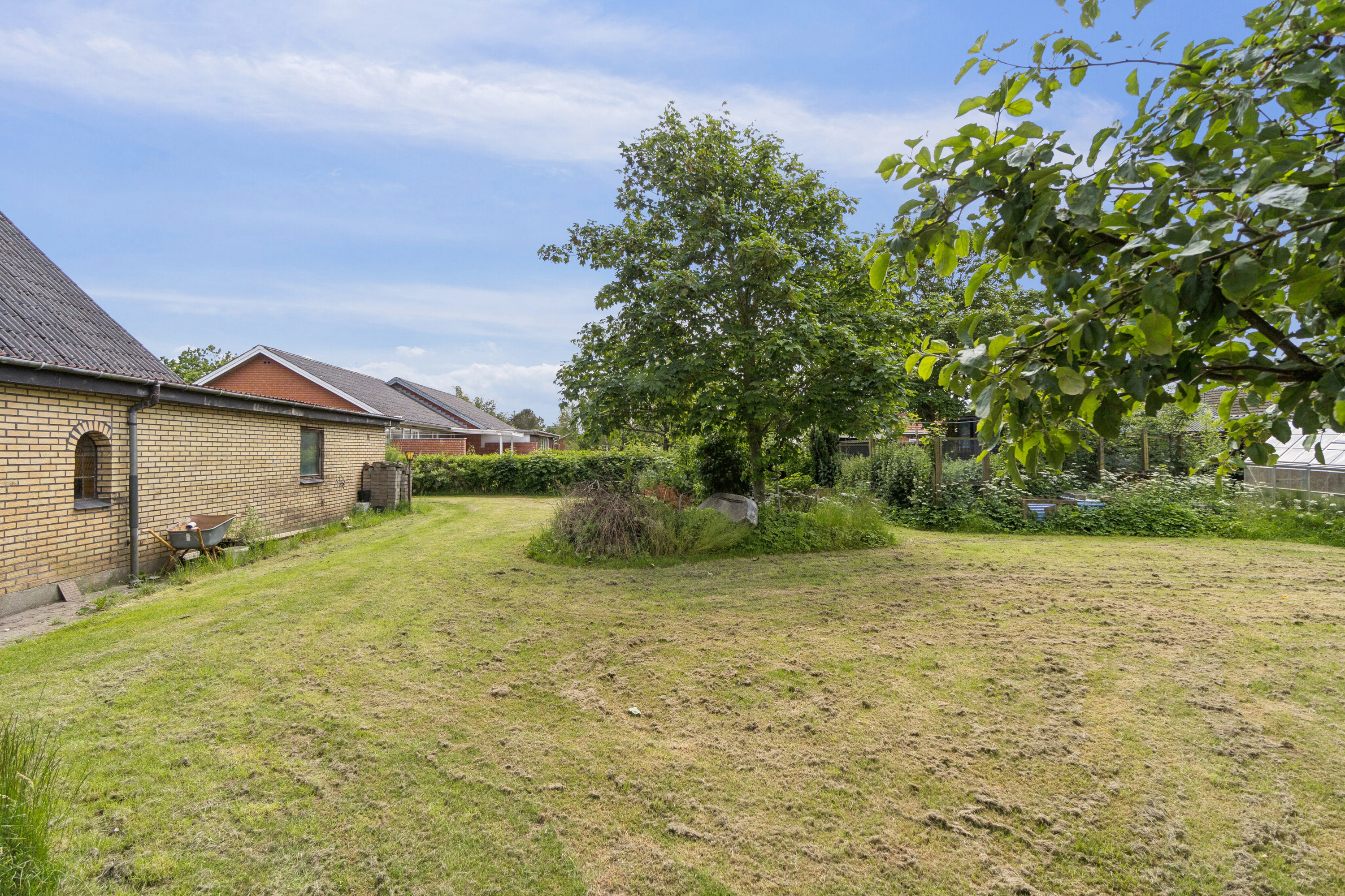 Fremhævet set fra haven billede i fuldskærmstilstand. Billede af Æblevej 8, 7741 Frøstrup