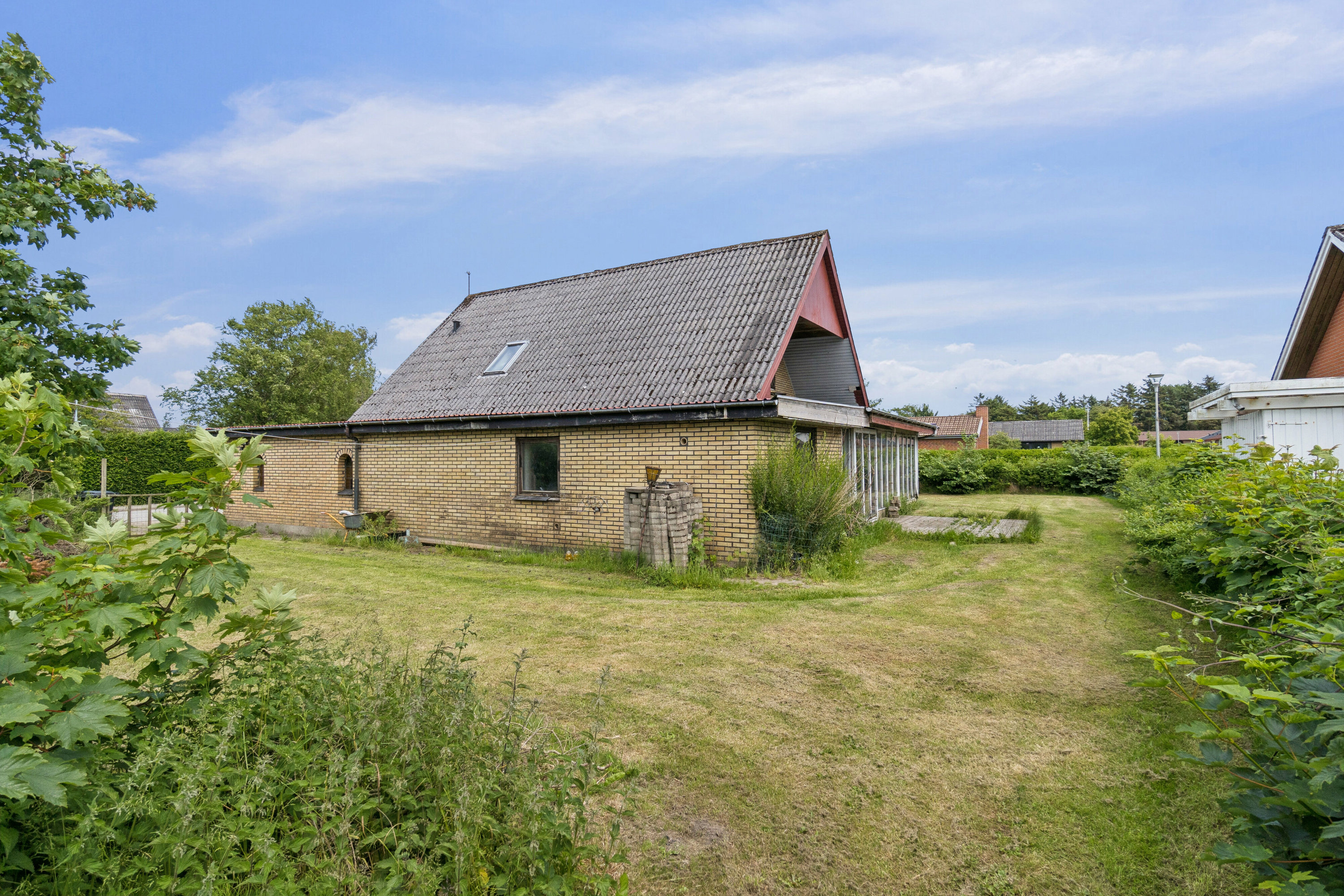 Fremhævet set fra haven billede i fuldskærmstilstand. Billede af Æblevej 8, 7741 Frøstrup