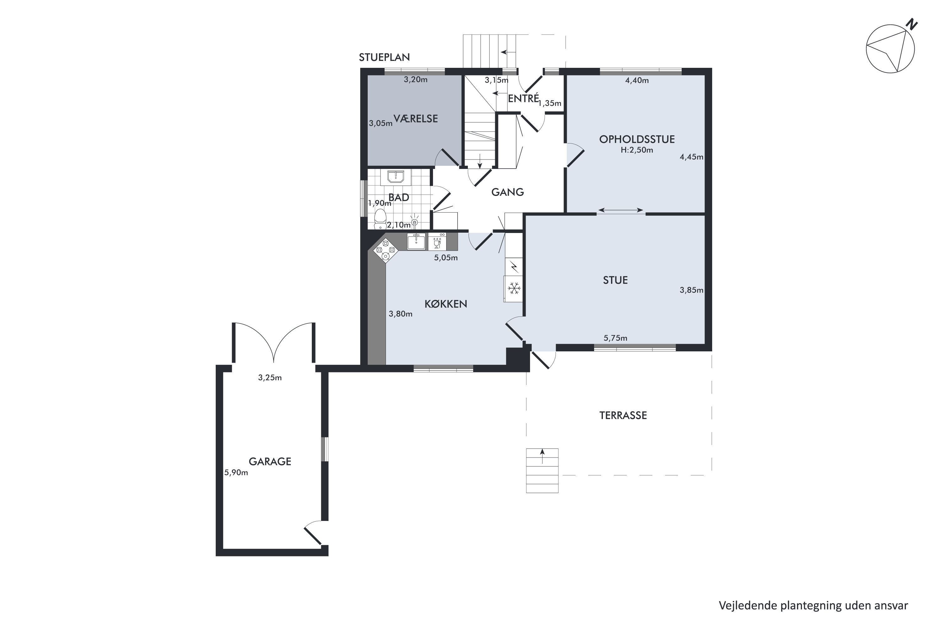 Plantegninger billede af Vestergade 5, 8850 Bjerringbro
