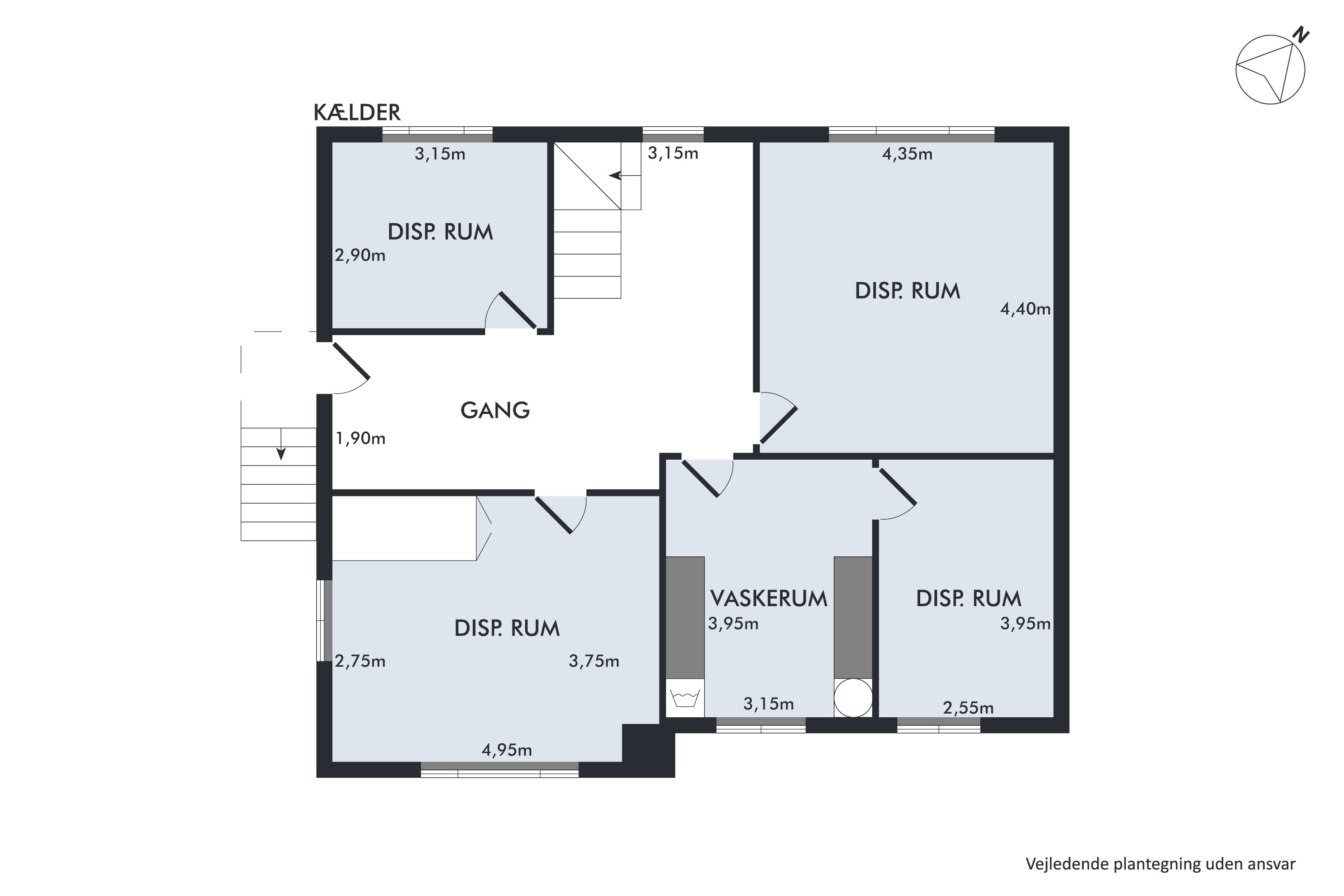 Plantegninger billede af Vestergade 5, 8850 Bjerringbro