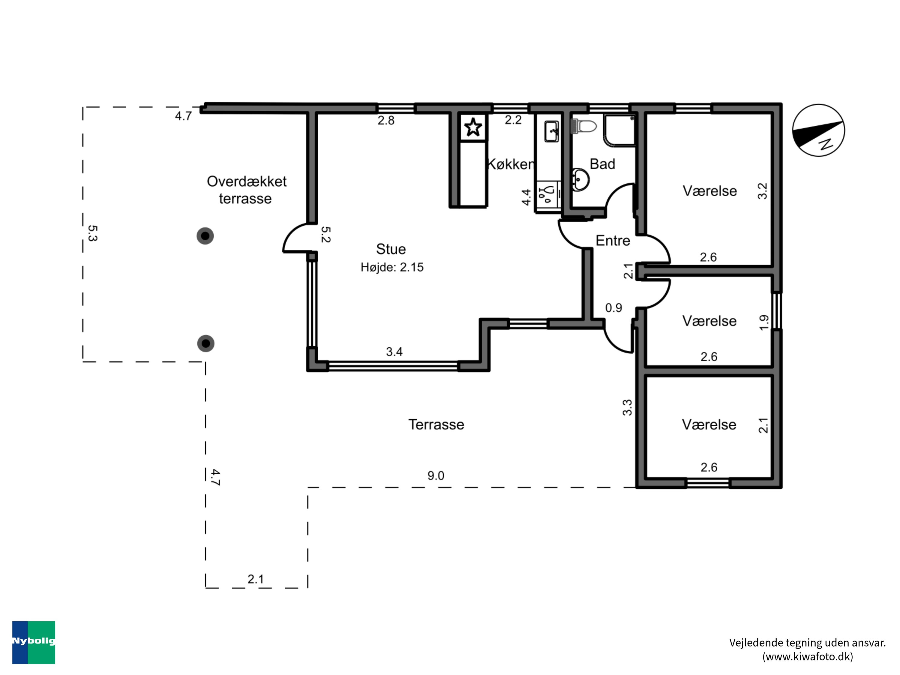 Plantegninger billede af Lyngvej 12, 4945 Femø