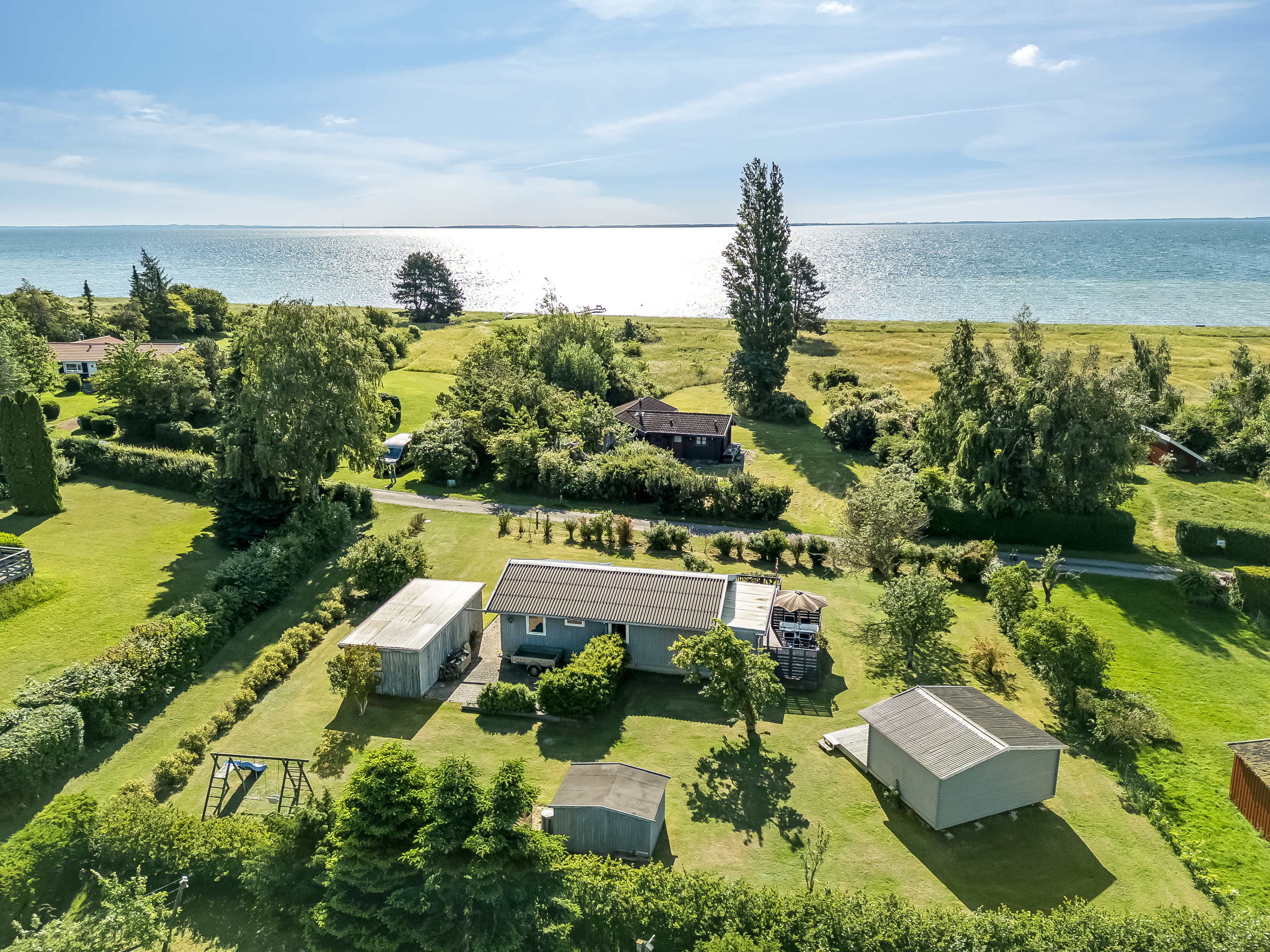 Miniaturebillede 1: luftfoto. Billede af Lyngvej 12, 4945 Femø