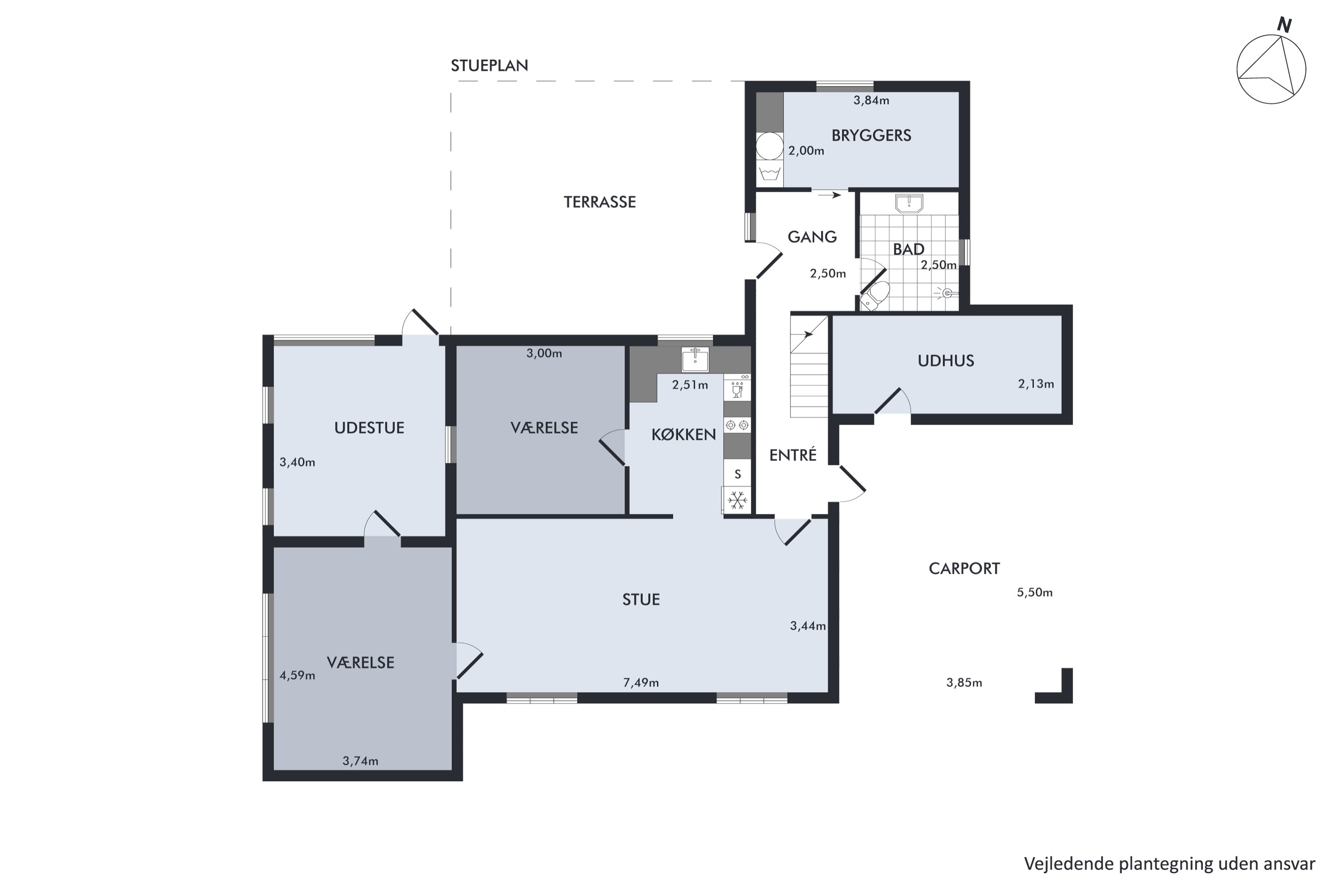 Plantegninger billede af Nr Økse Engvej 30, Arentsminde, 9460 Brovst