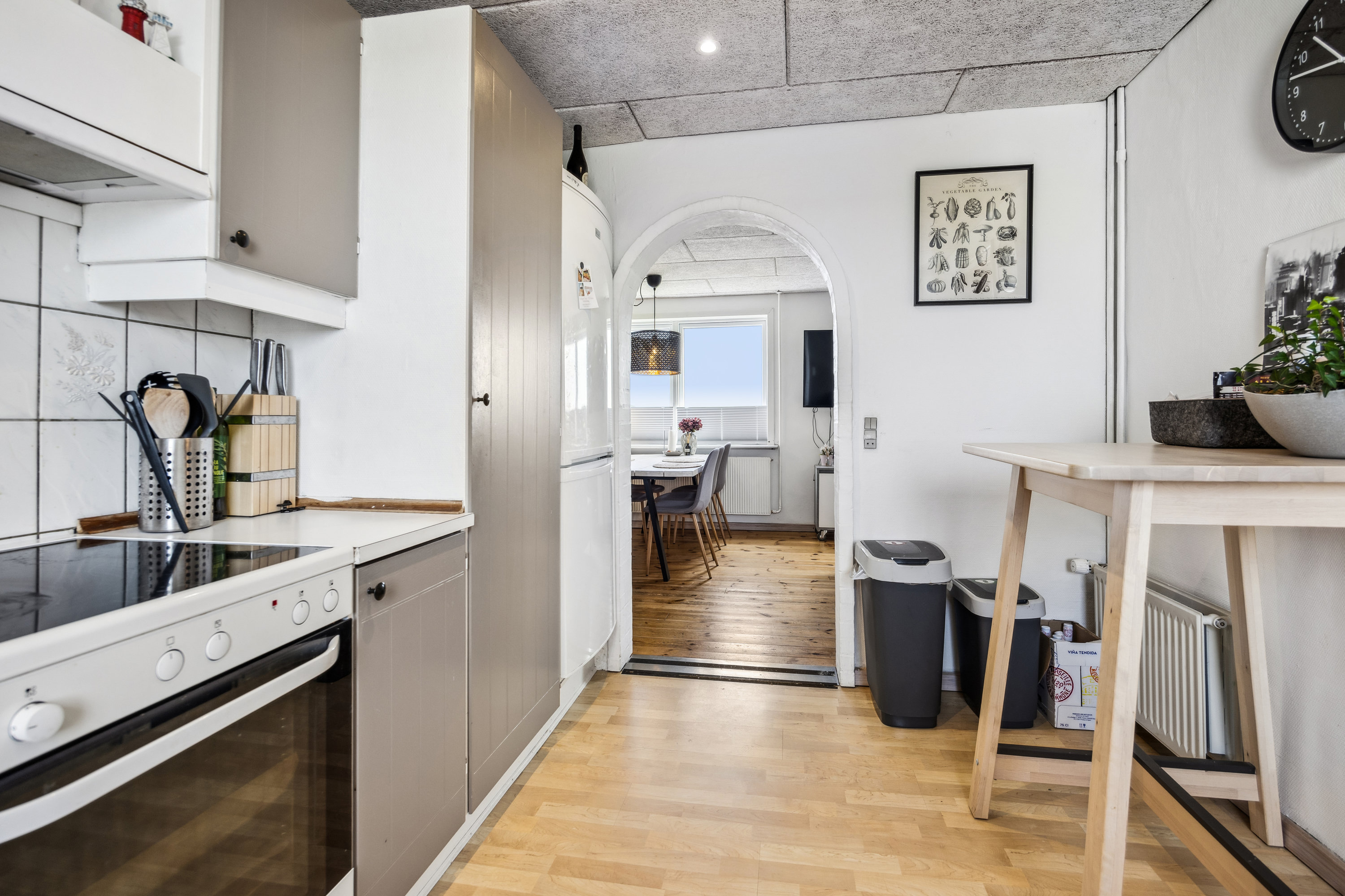 Fremhævet køkken billede i fuldskærmstilstand. Billede af Nr Økse Engvej 30, Arentsminde, 9460 Brovst