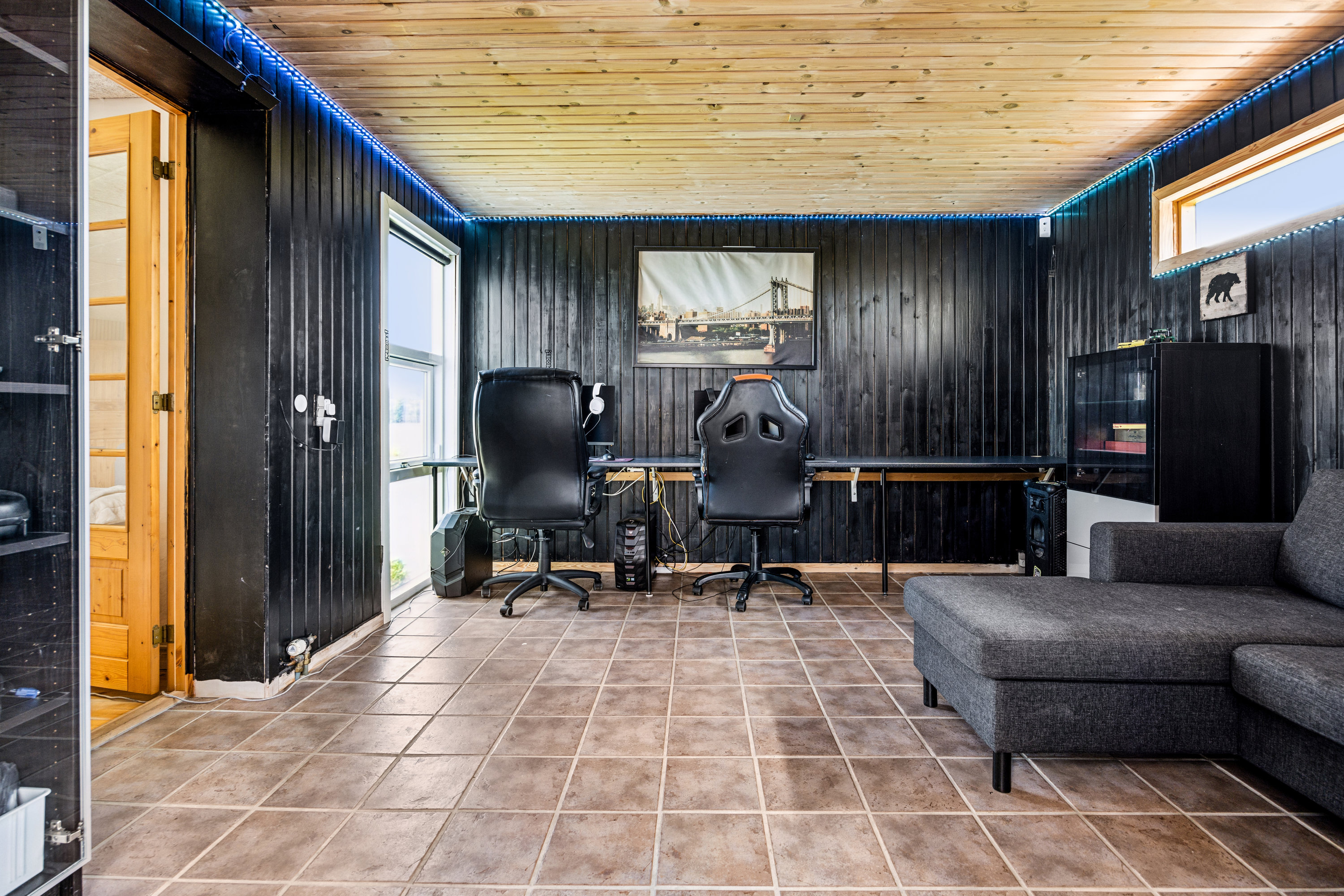 Fremhævet stue billede i fuldskærmstilstand. Billede af Nr Økse Engvej 30, Arentsminde, 9460 Brovst