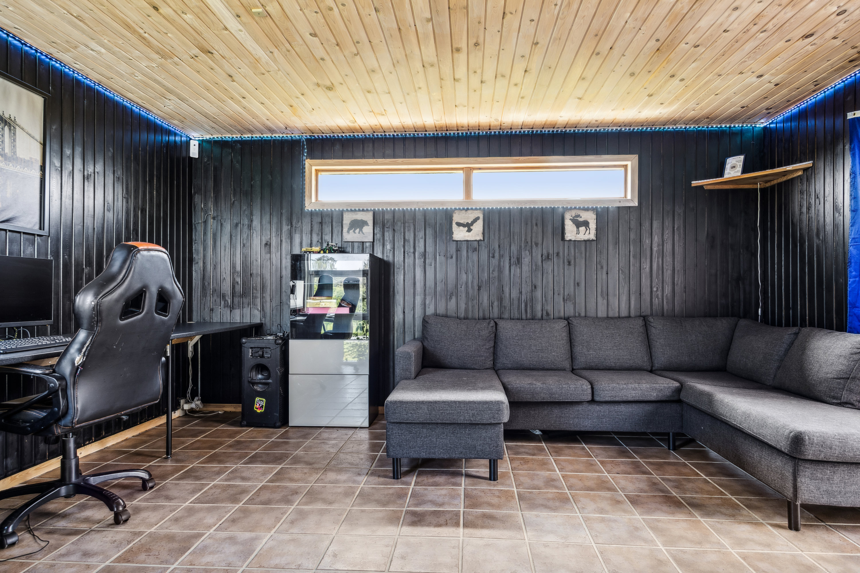 Fremhævet stue billede i fuldskærmstilstand. Billede af Nr Økse Engvej 30, Arentsminde, 9460 Brovst