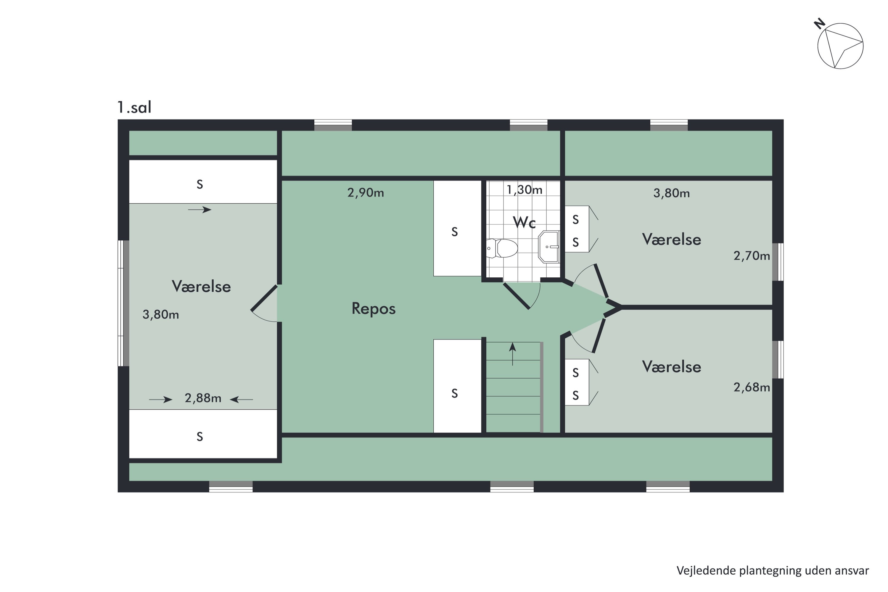 Plantegninger billede af Solsortvej 11, Frydendal , 9000 Aalborg