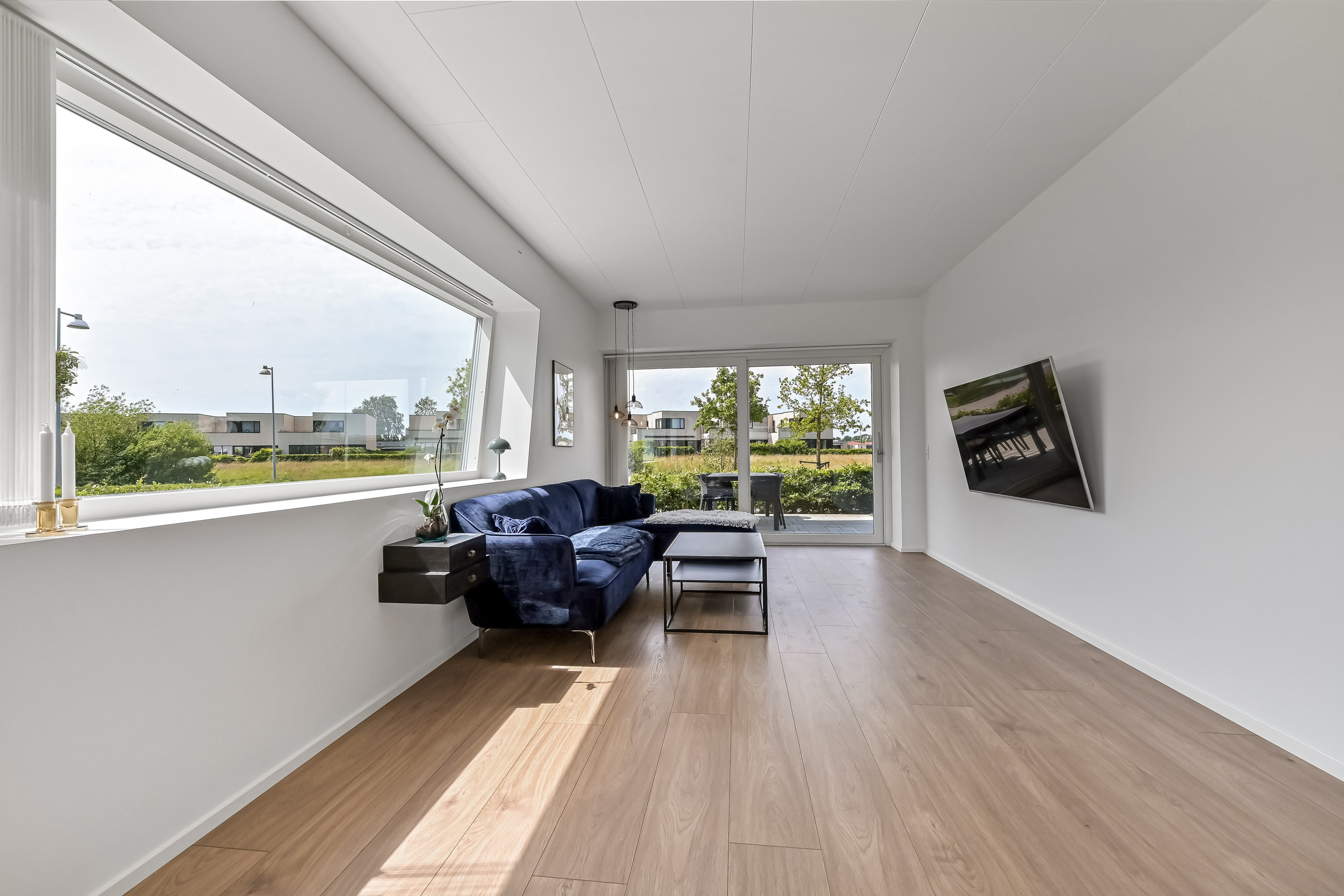 Fremhævet stue billede i fuldskærmstilstand. Billede af Fuglsang Holm 7, st.. tv., Tjørring, 7400 Herning