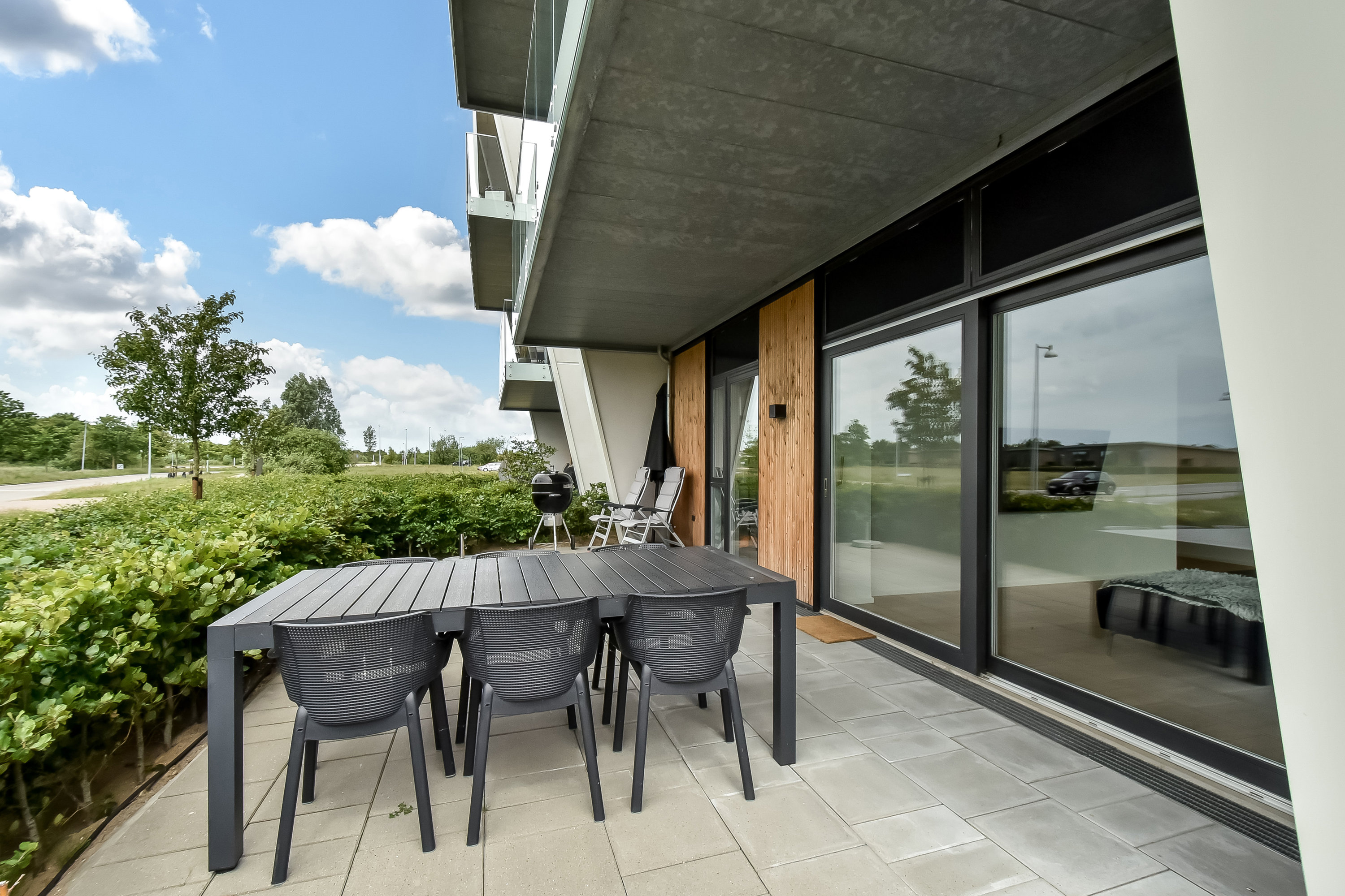 Fremhævet terrasse billede i fuldskærmstilstand. Billede af Fuglsang Holm 7, st.. tv., Tjørring, 7400 Herning