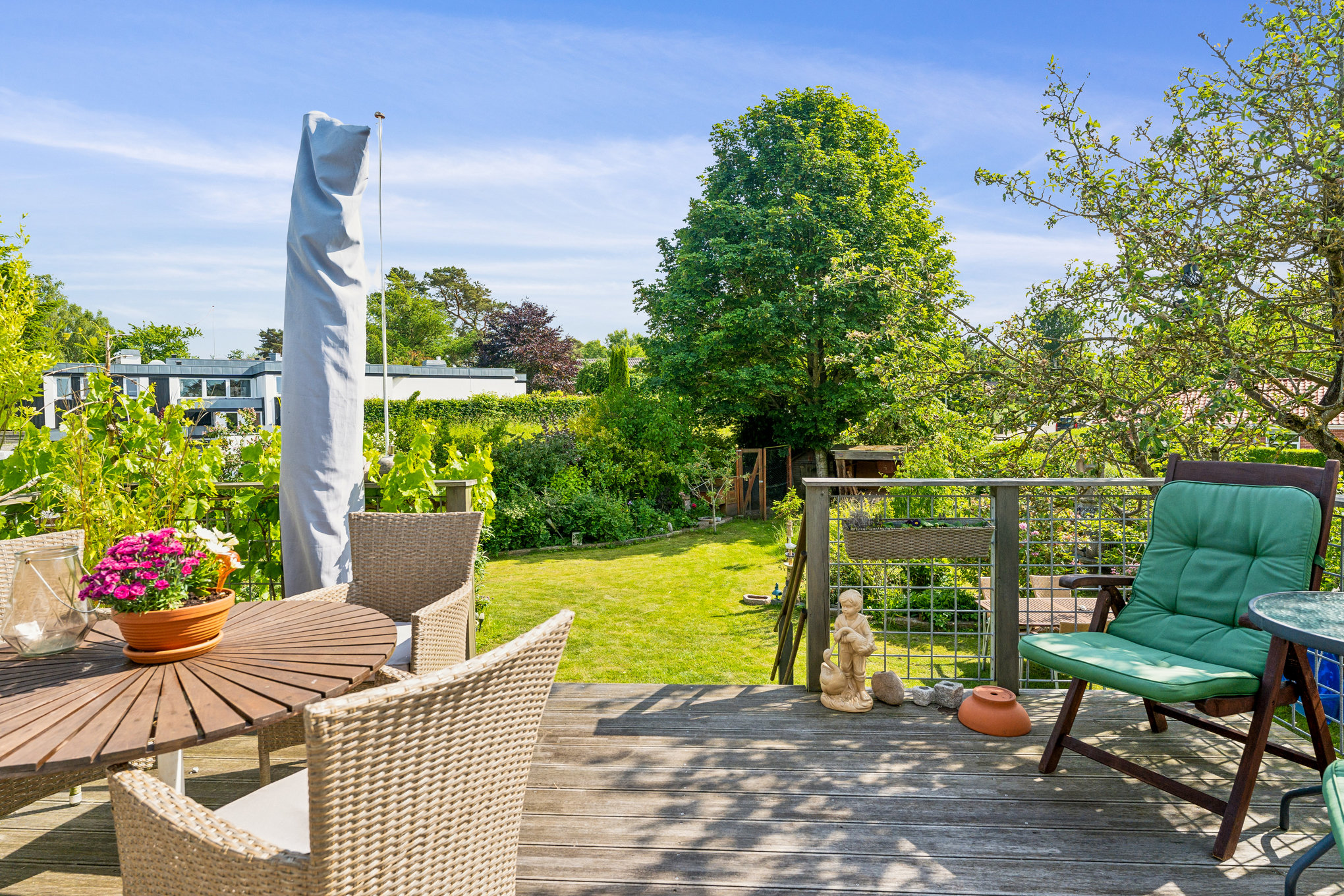 Fremhævet terrasse billede i fuldskærmstilstand. Billede af Tebbestrupvej 74, 8940 Randers SV