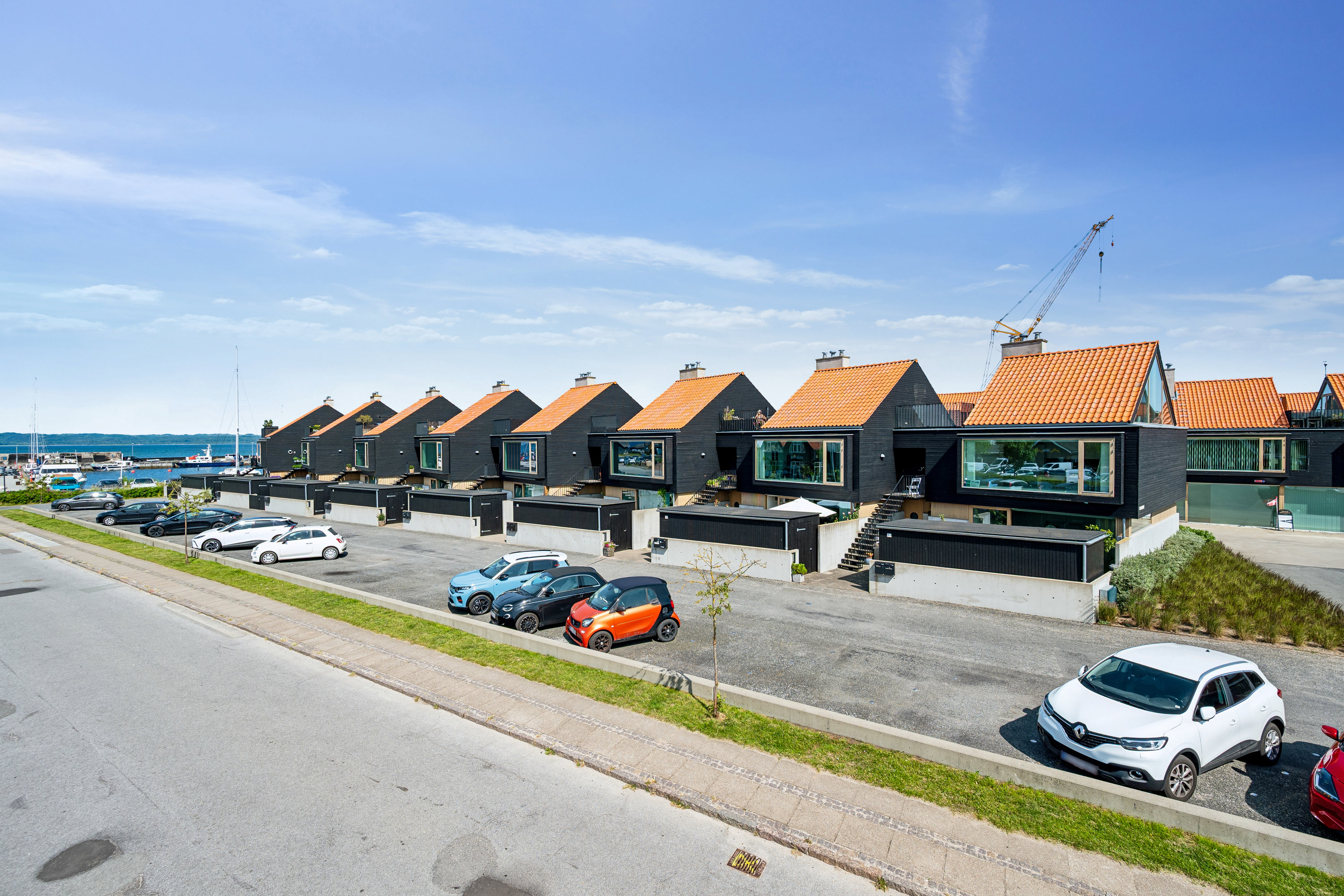 Miniaturebillede 2: luftfoto. Billede af Havnevej 8E, 1., 8400 Ebeltoft