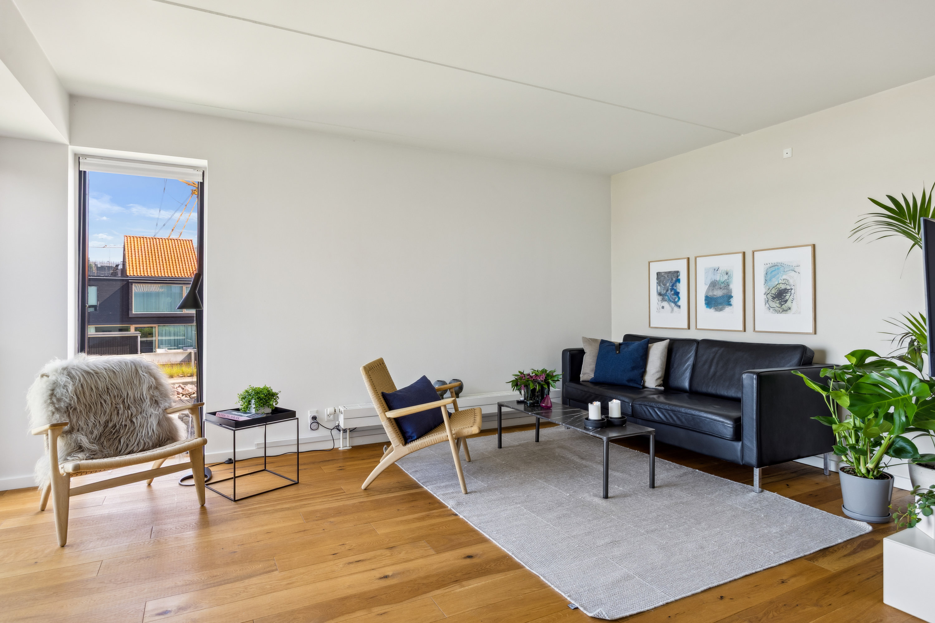 Fremhævet stue billede i fuldskærmstilstand. Billede af Havnevej 8E, 1., 8400 Ebeltoft