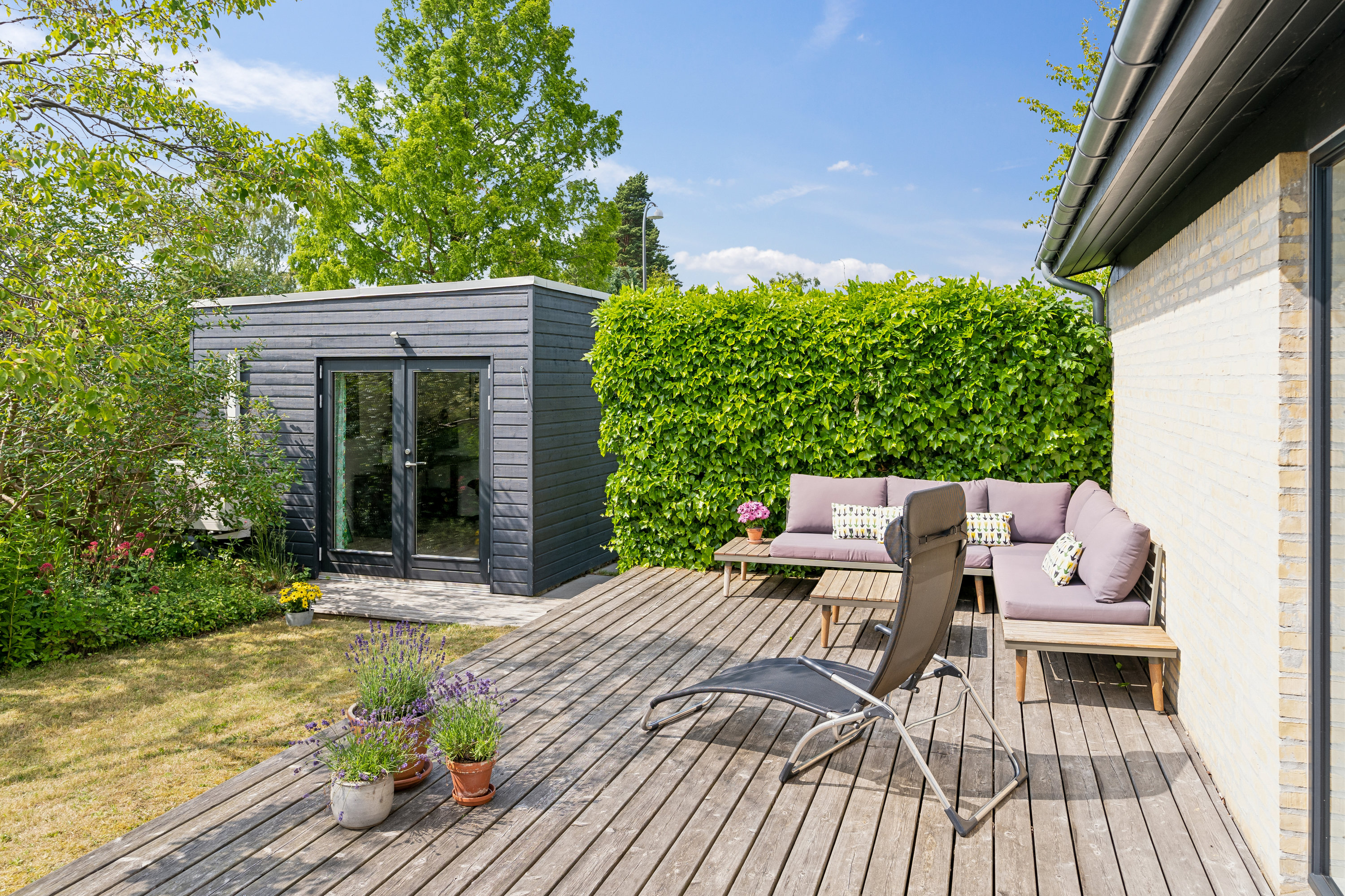 Fremhævet terrasse billede i fuldskærmstilstand. Billede af Kippingevej 10, 2730 Herlev