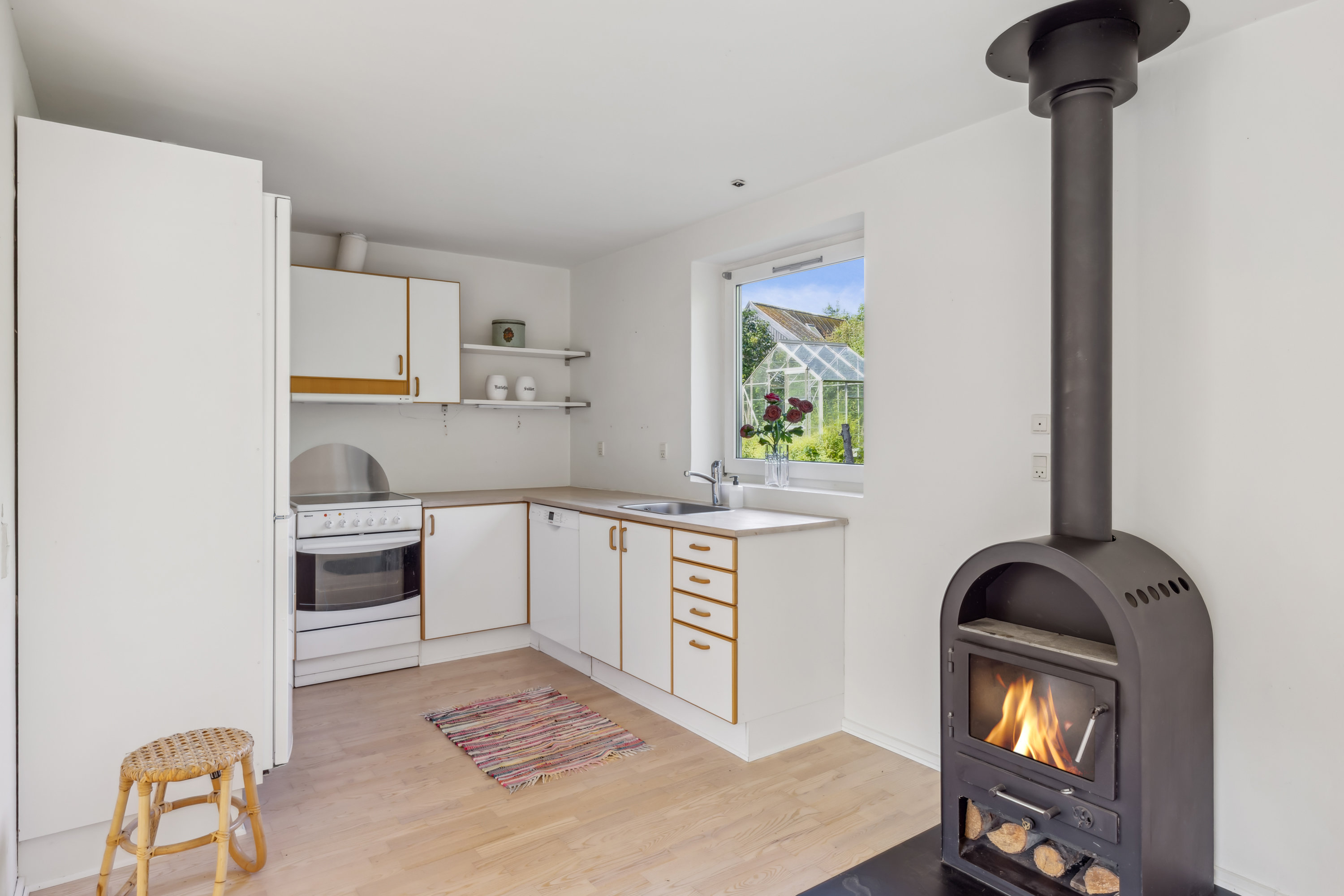 Fremhævet stue billede i fuldskærmstilstand. Billede af Bygaden 17, Følle, 8410 Rønde