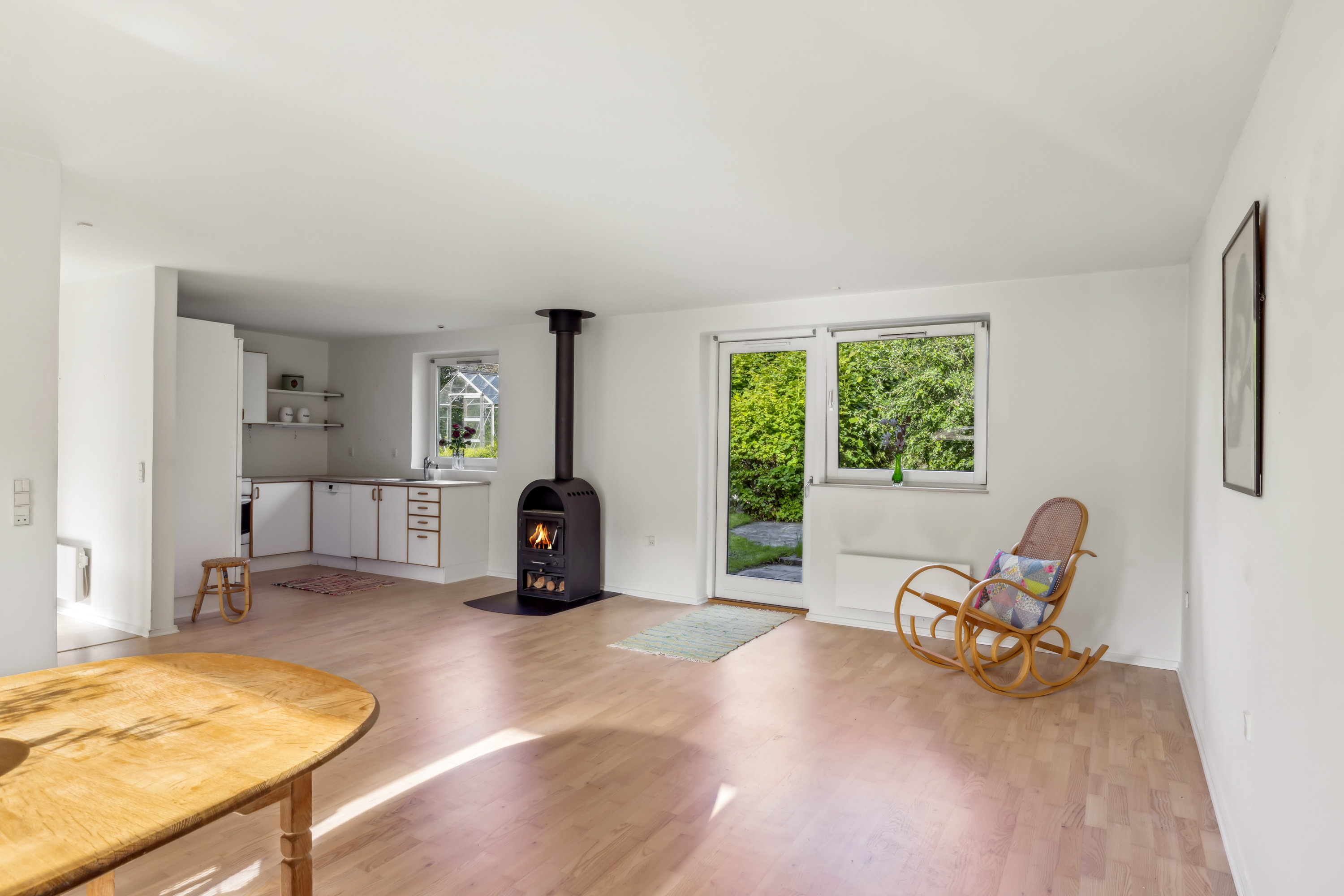 Fremhævet stue billede i fuldskærmstilstand. Billede af Bygaden 17, Følle, 8410 Rønde