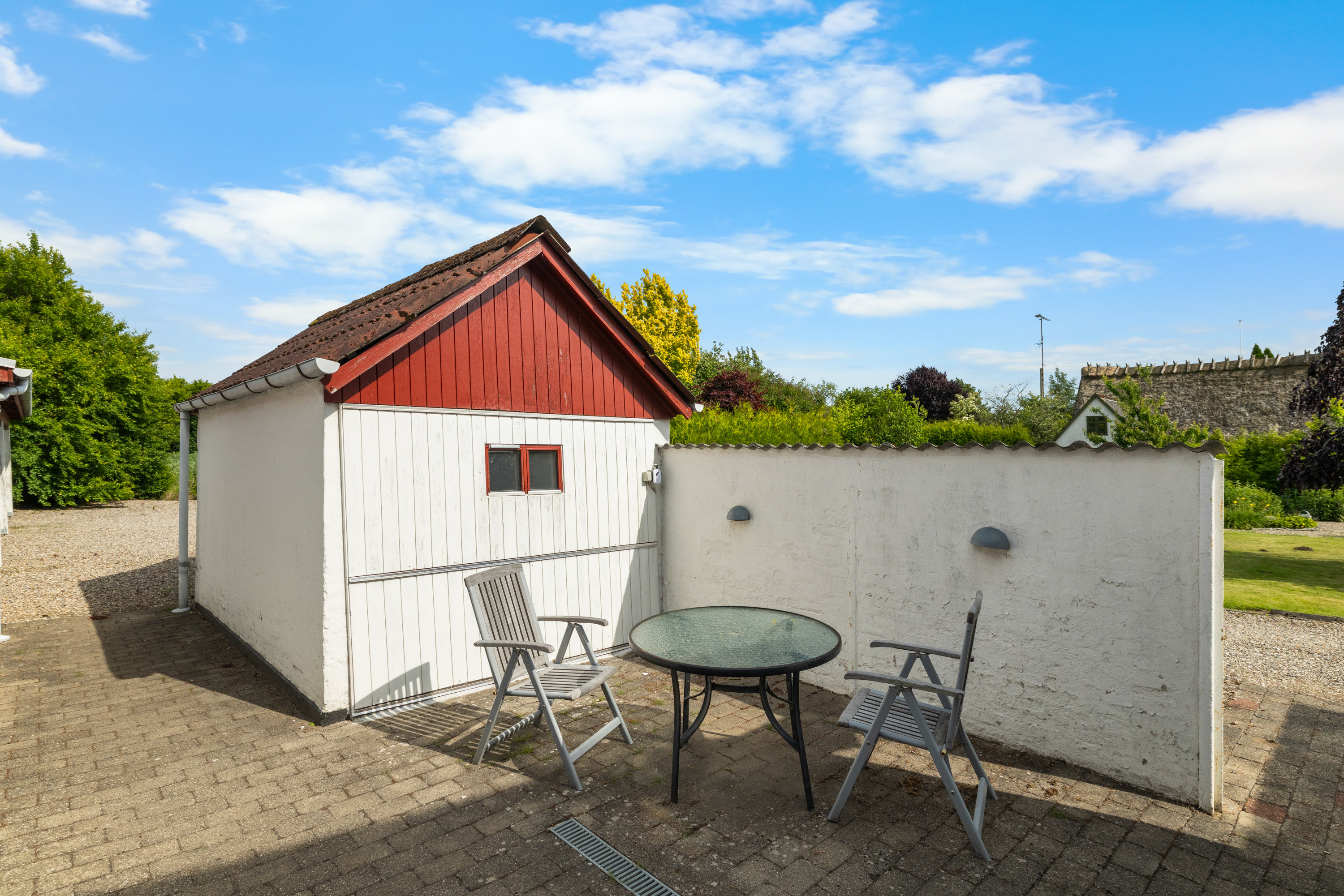 Fremhævet terrasse billede i fuldskærmstilstand. Billede af Højrupvej 52, Højrup, 5750 Ringe