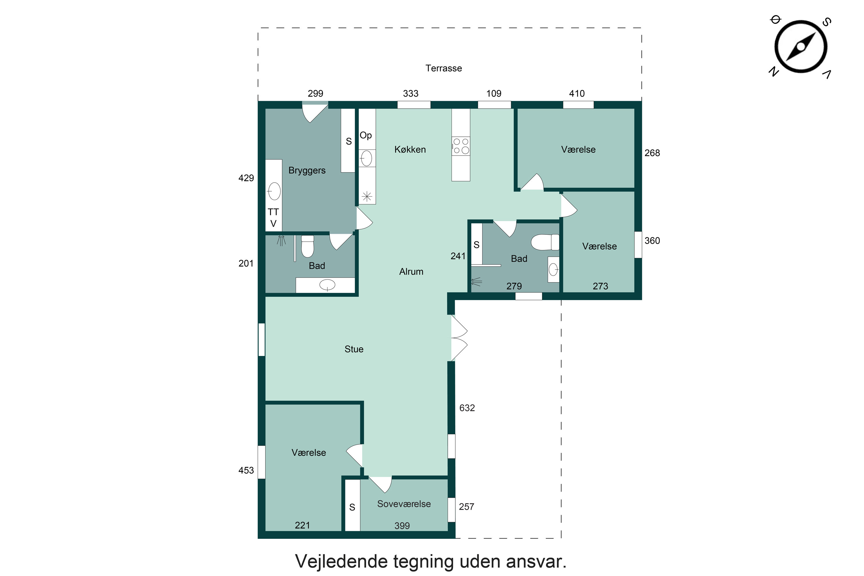 Plantegninger billede af Lindbjerg Alle 25, 8766 Nørre Snede