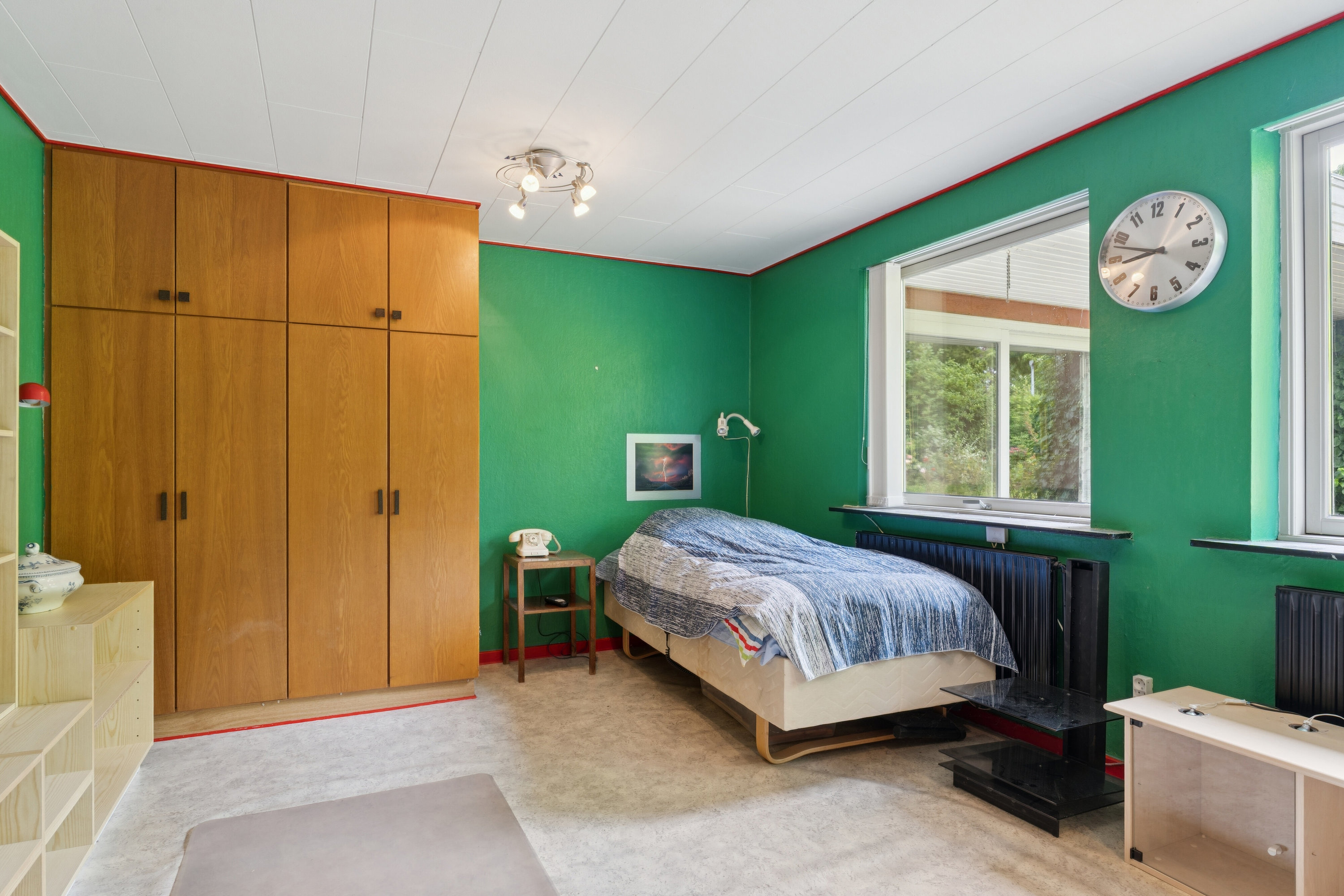 Fremhævet soveværelse billede i fuldskærmstilstand. Billede af Rødgranen 11, 8620 Kjellerup