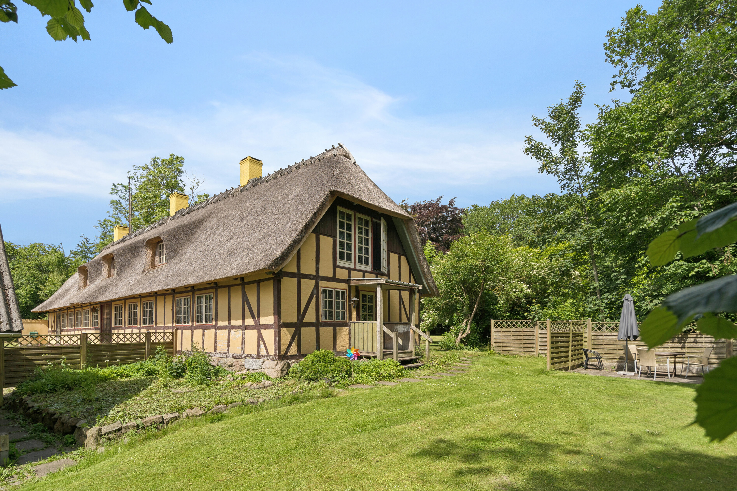 Fremhævet set fra haven billede i fuldskærmstilstand. Billede af Krogen 5, Lørup, 5750 Ringe