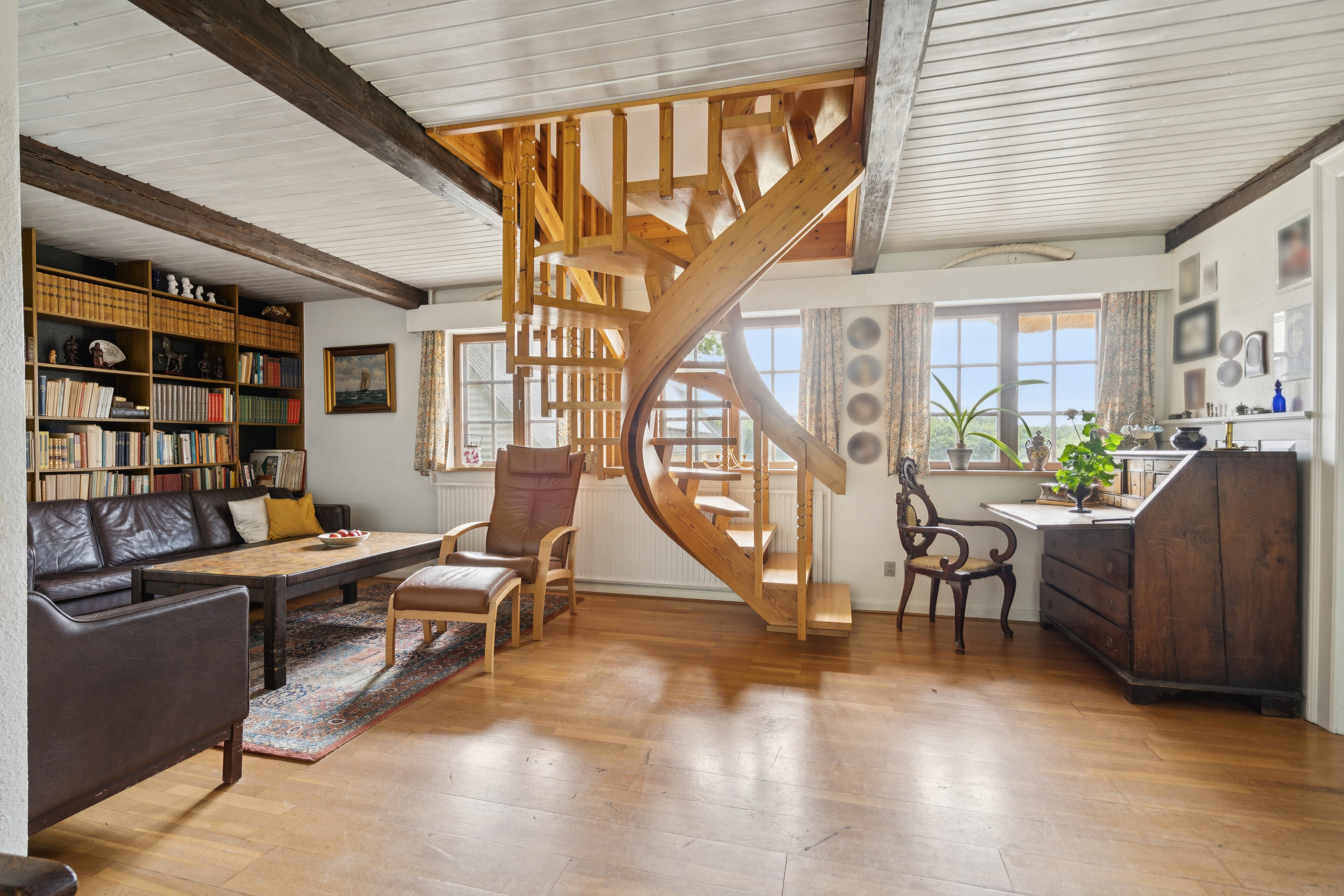 Fremhævet stue billede i fuldskærmstilstand. Billede af Krogen 5, Lørup, 5750 Ringe