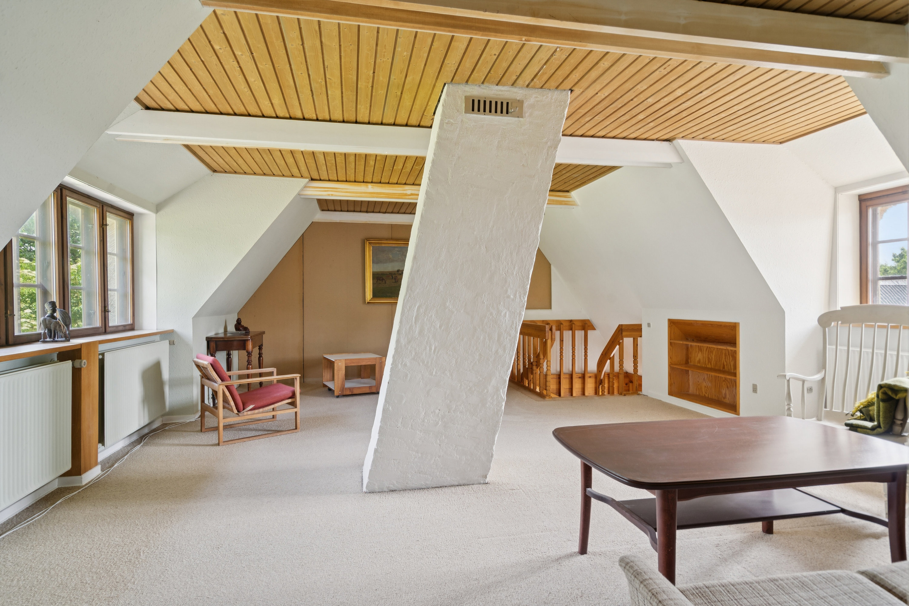 Fremhævet stue billede i fuldskærmstilstand. Billede af Krogen 5, Lørup, 5750 Ringe