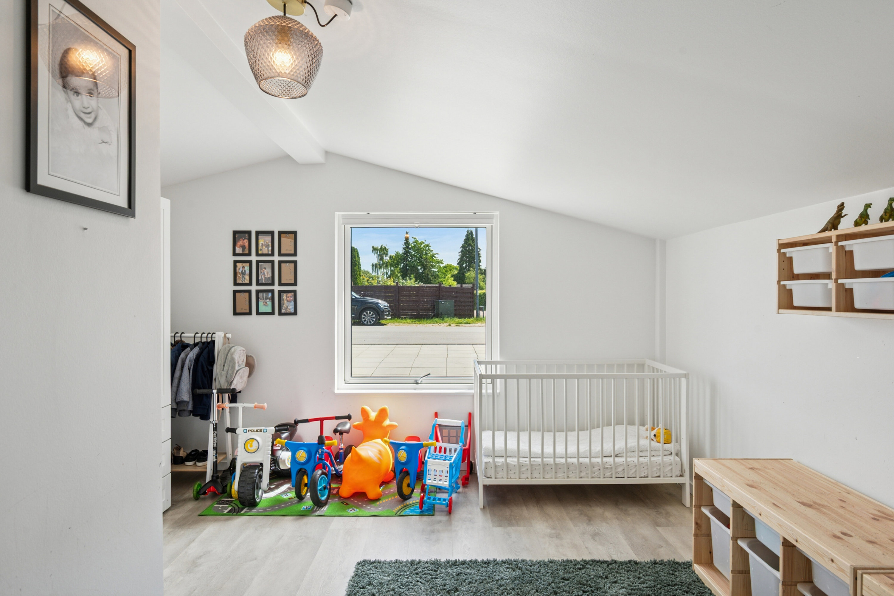 Fremhævet børneværelse billede i fuldskærmstilstand. Billede af Niels Frederiksens Alle 27, 2610 Rødovre