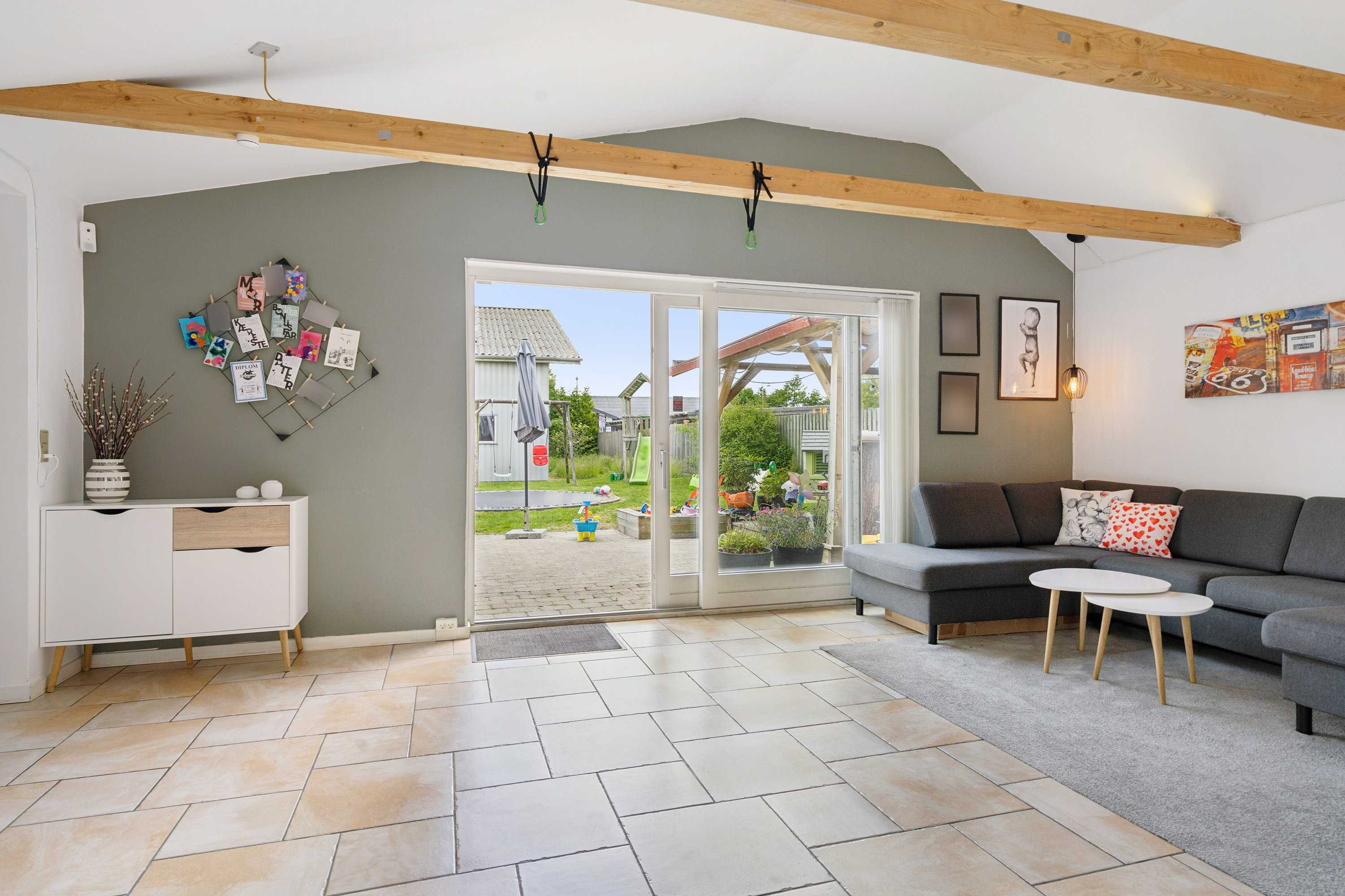 Fremhævet stue billede i fuldskærmstilstand. Billede af Islandsgade 4, 4690 Haslev