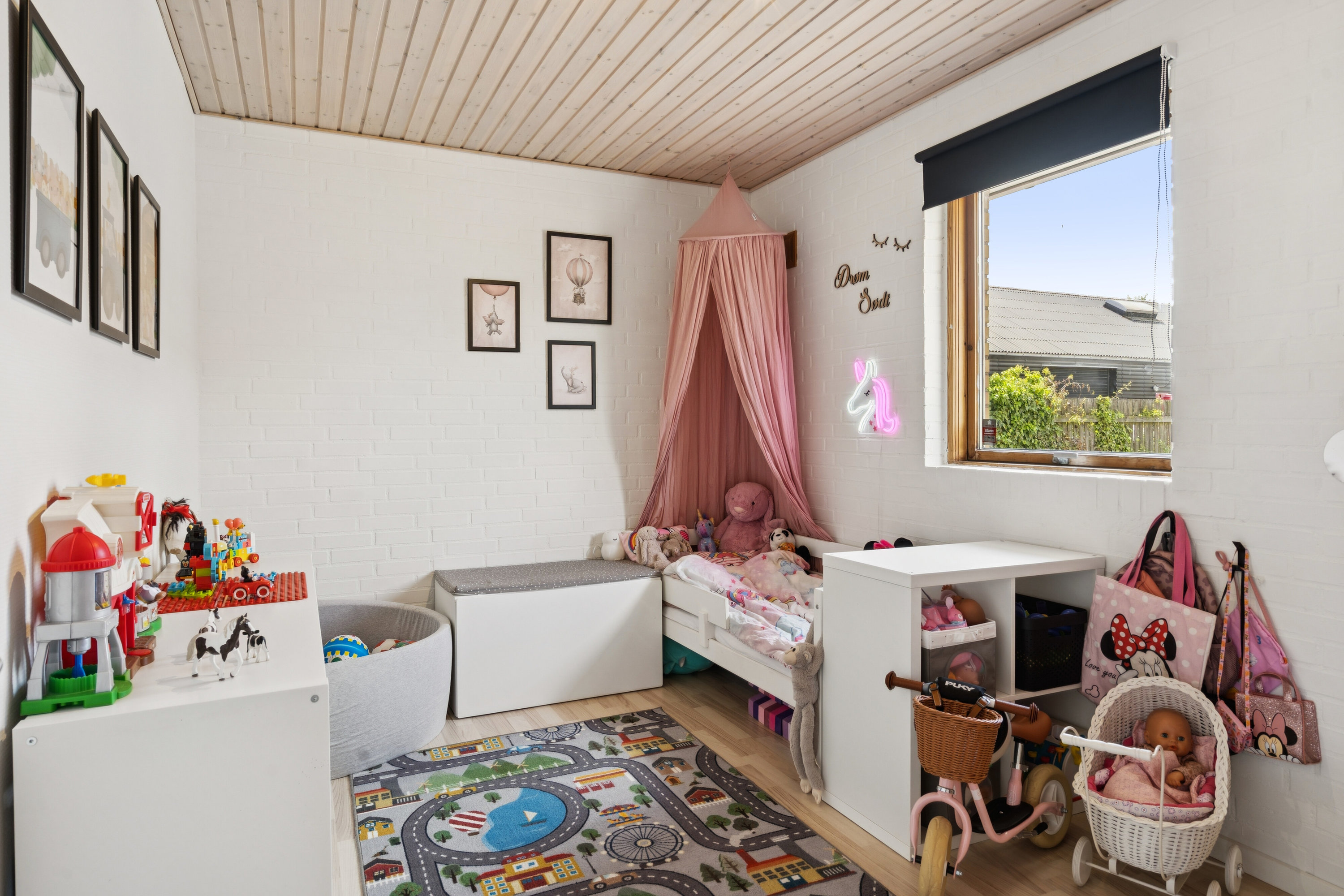 Fremhævet børneværelse billede i fuldskærmstilstand. Billede af Islandsgade 4, 4690 Haslev