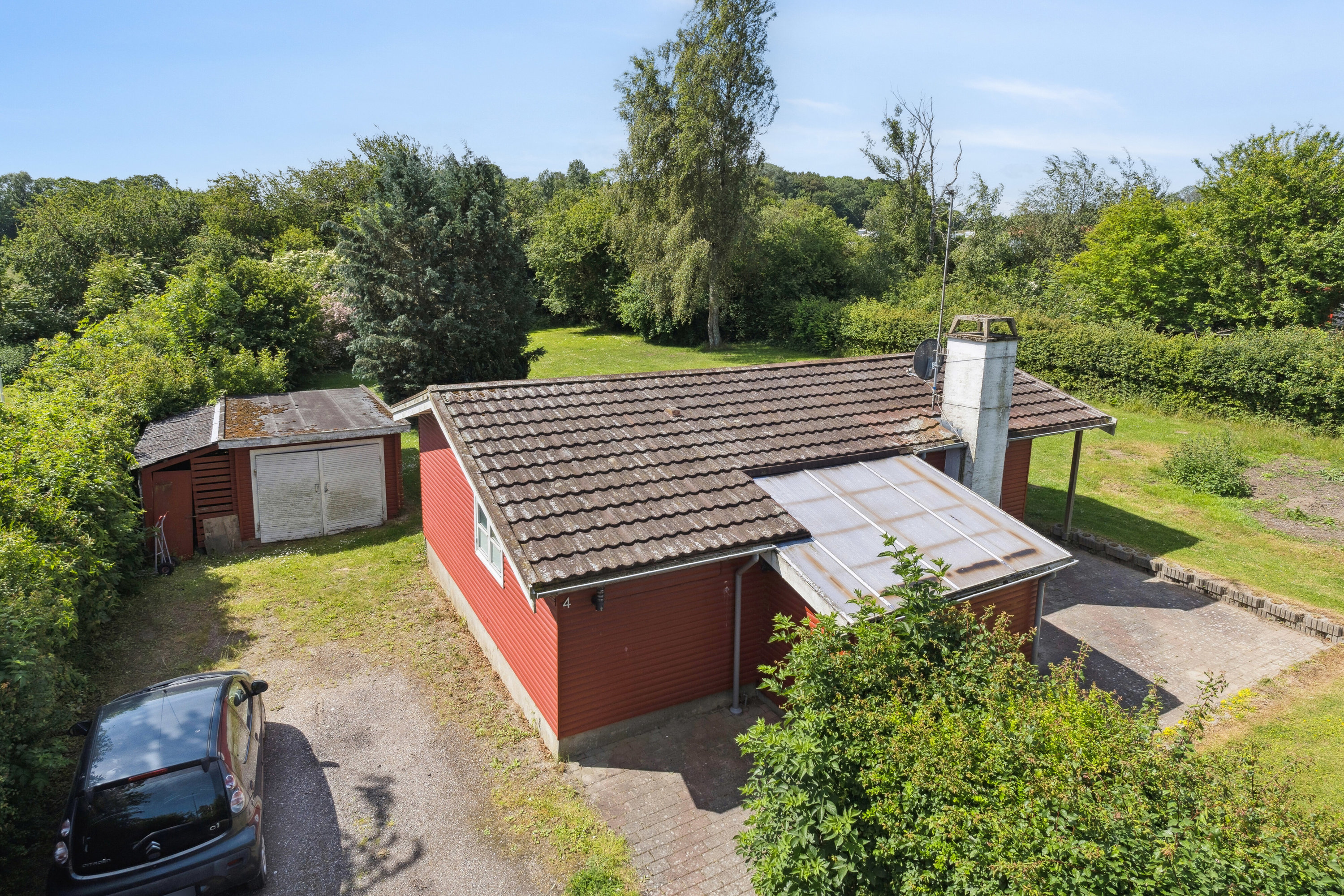 Fremhævet udsigt fra toppen billede i fuldskærmstilstand. Billede af Fjordvej 4, Lyndby, 4060 Kirke Såby