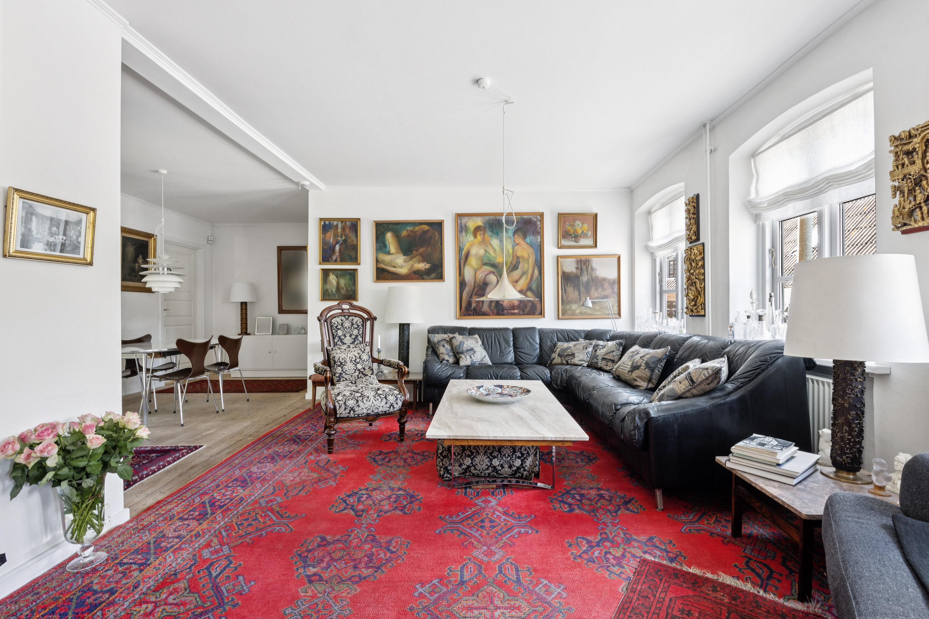 Fremhævet stue billede i fuldskærmstilstand. Billede af Nørregade 14, 4660 Store Heddinge