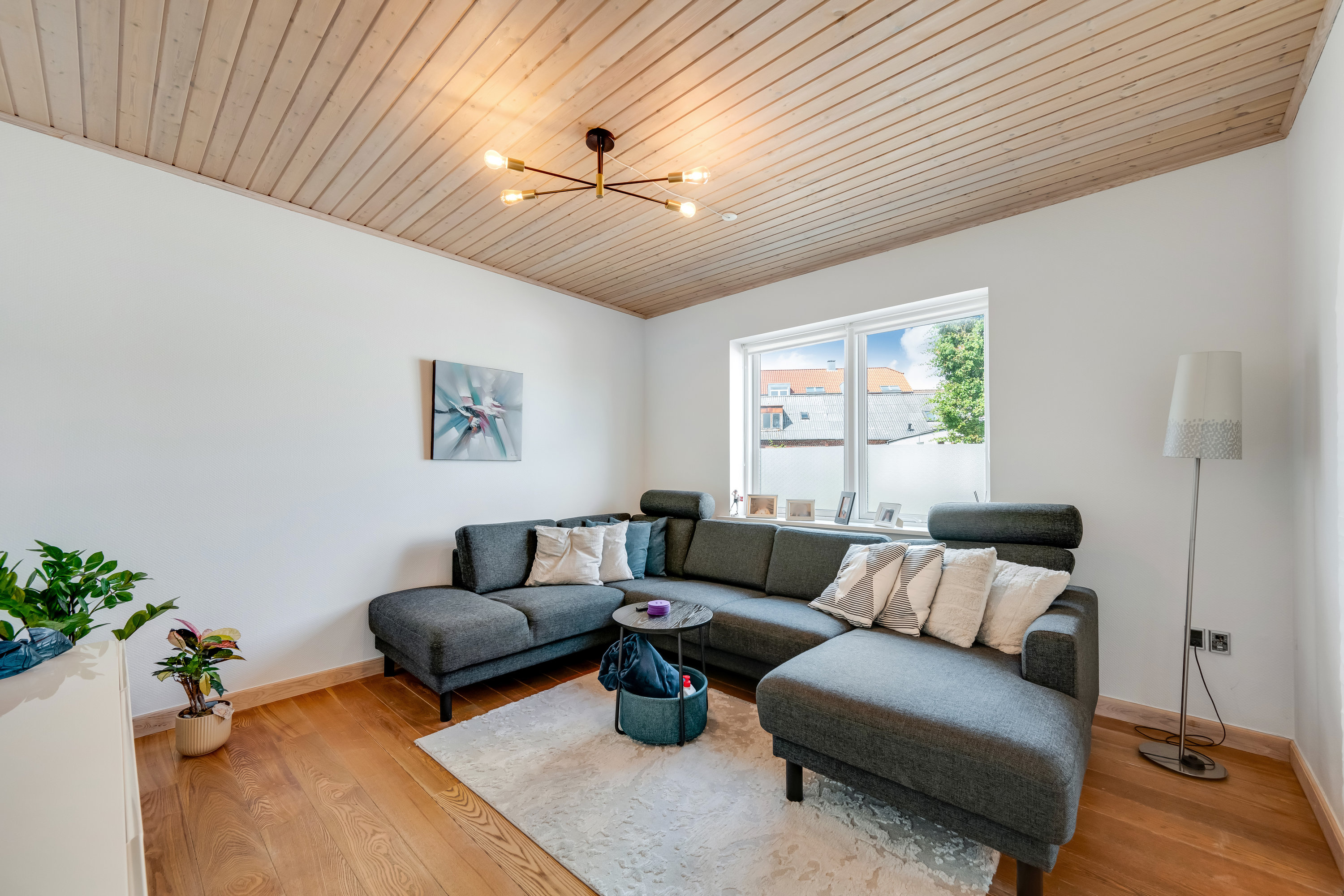 Fremhævet stue billede i fuldskærmstilstand. Billede af Gl Kongevej 23, 6920 Videbæk