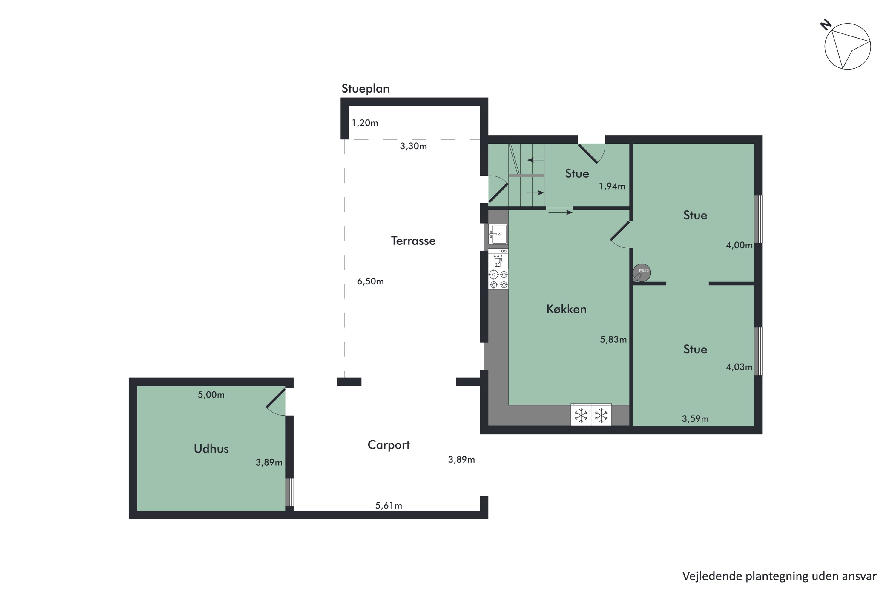 Plantegninger billede af Niels Lykkes Gade 16, 9400 Nørresundby