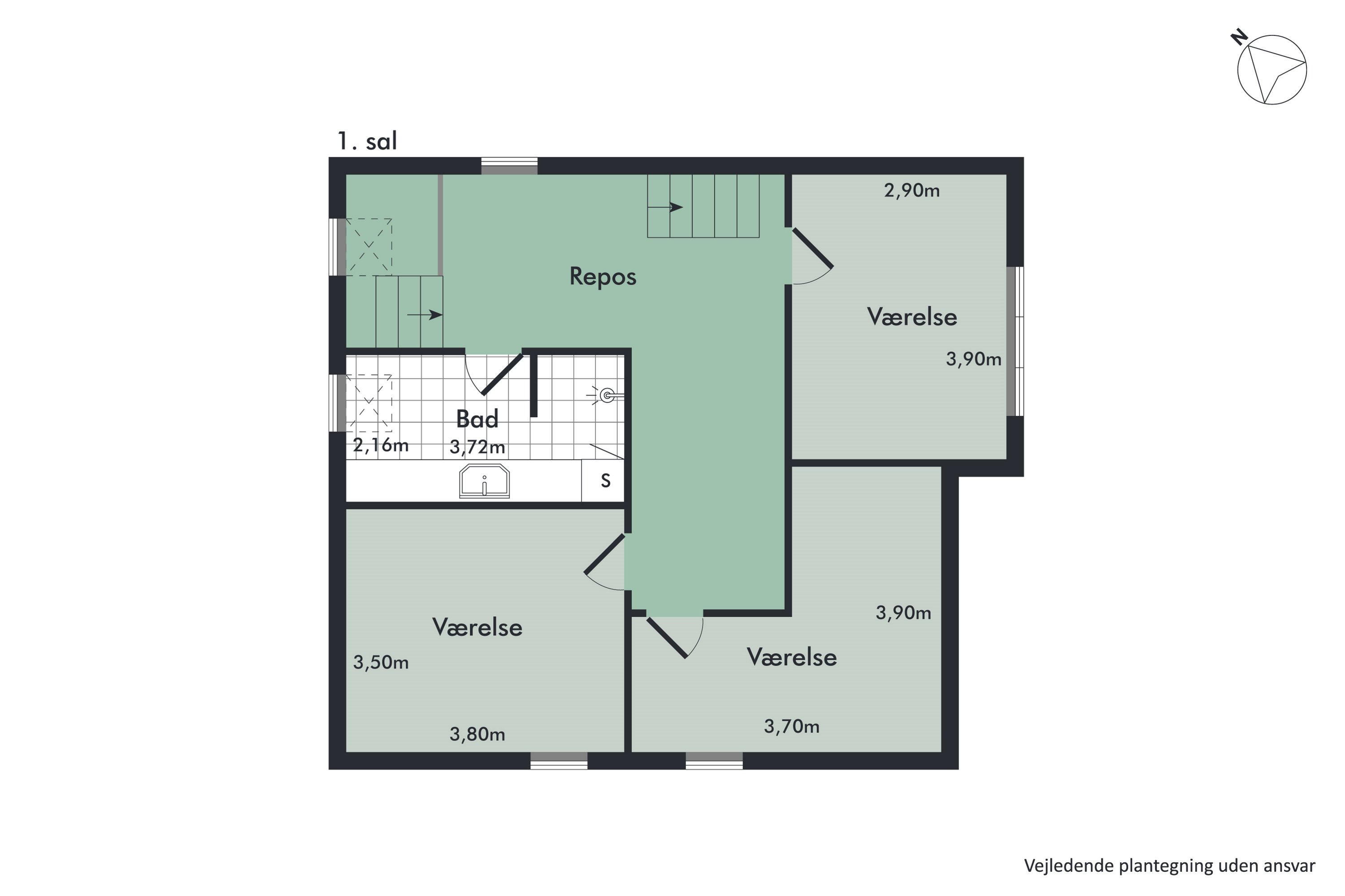 Plantegninger billede af Niels Lykkes Gade 16, 9400 Nørresundby