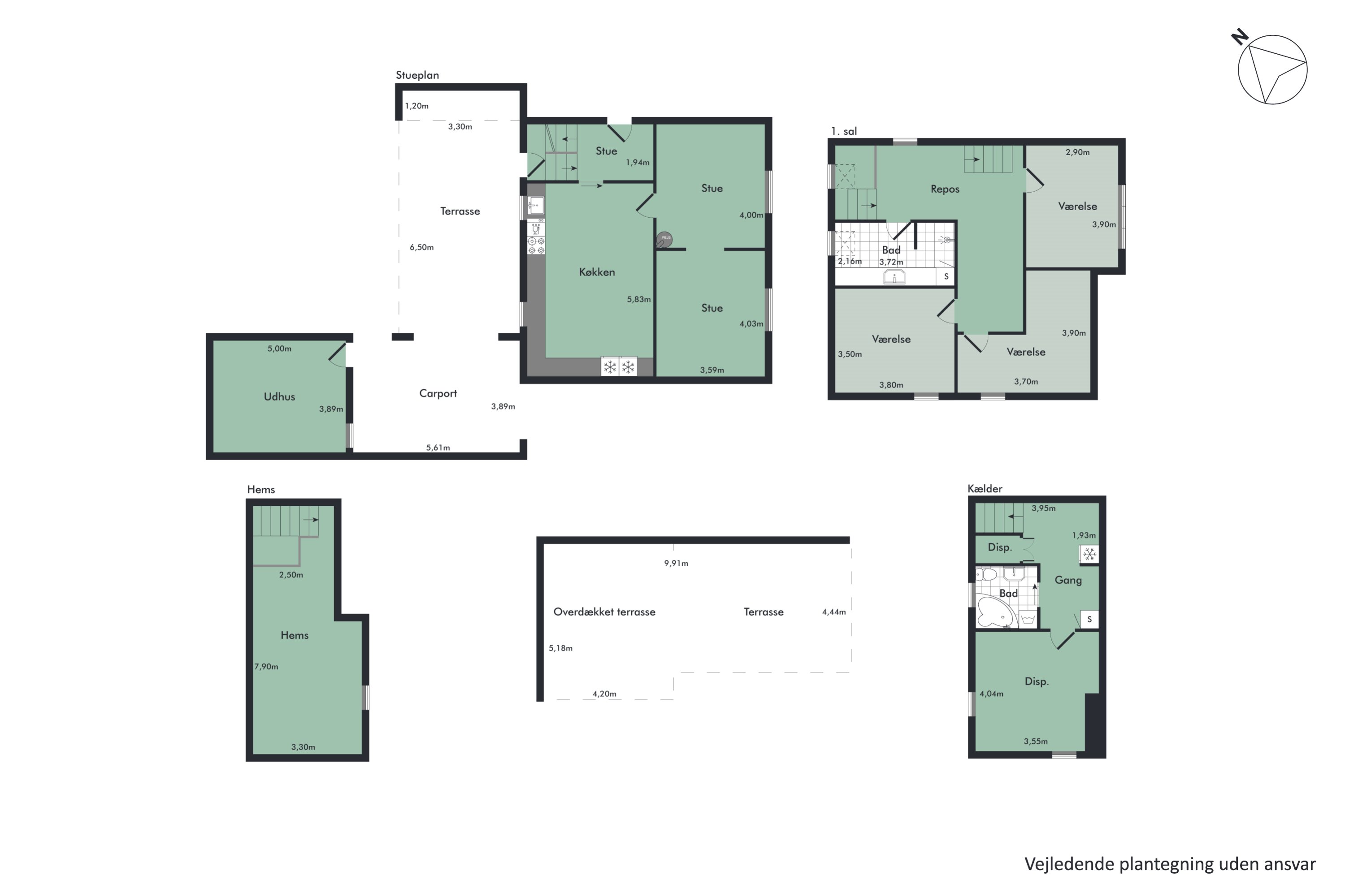 Plantegninger billede af Niels Lykkes Gade 16, 9400 Nørresundby