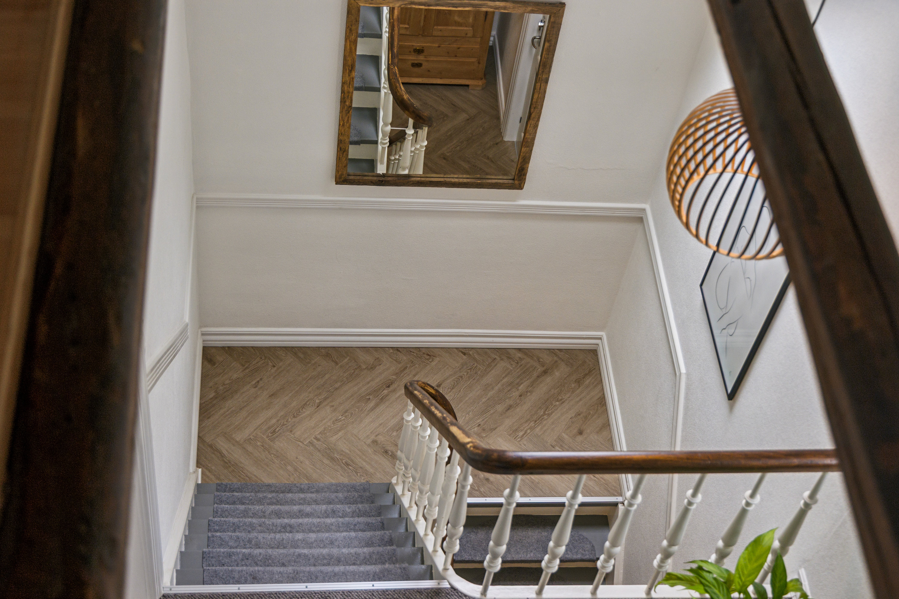 Fremhævet trappe billede i fuldskærmstilstand. Billede af Niels Lykkes Gade 16, 9400 Nørresundby