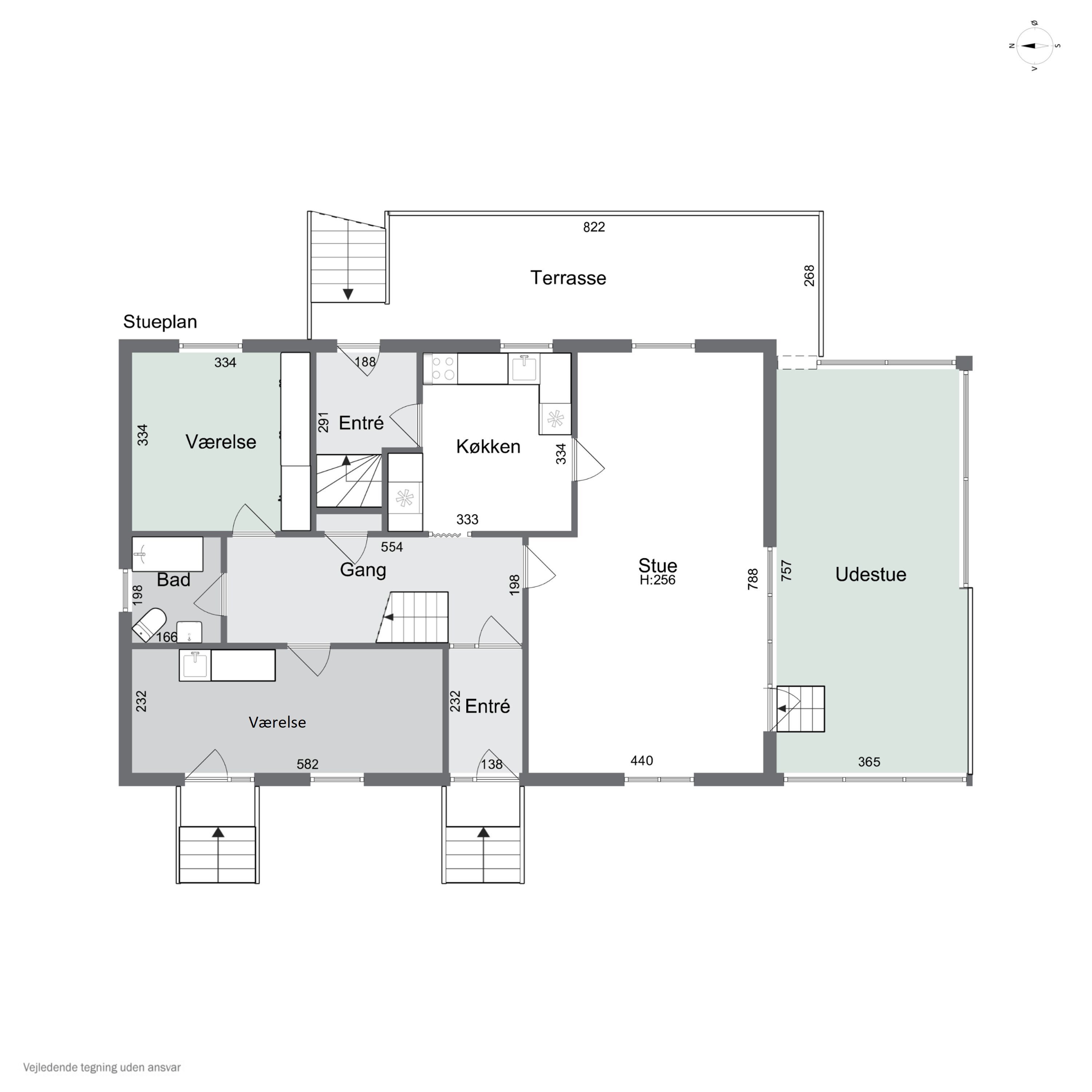 Plantegninger billede af Lemming Bygade 12, 8632 Lemming