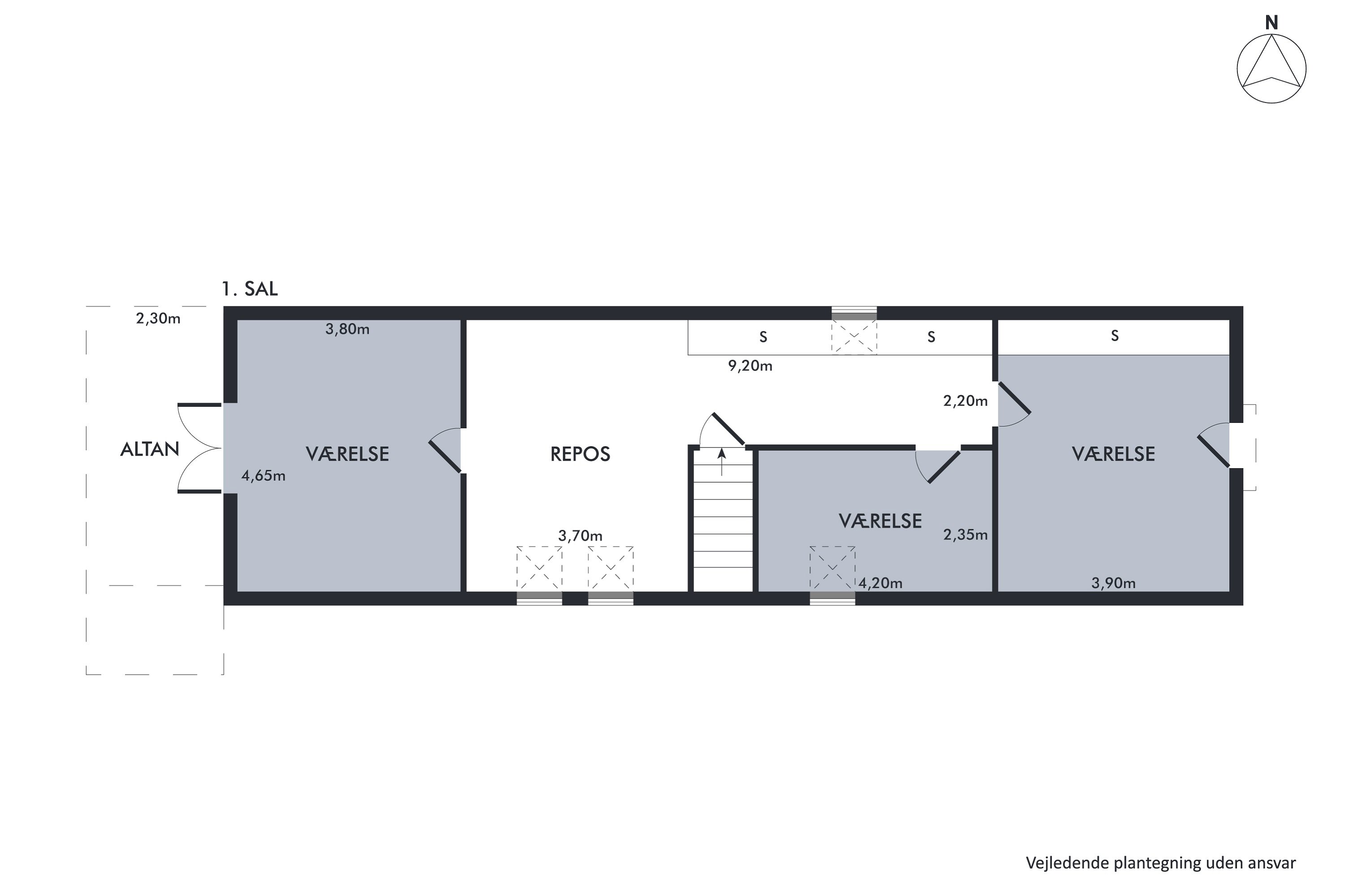 Plantegninger billede af Nibevej 204, Øster Hornum, 9530 Støvring