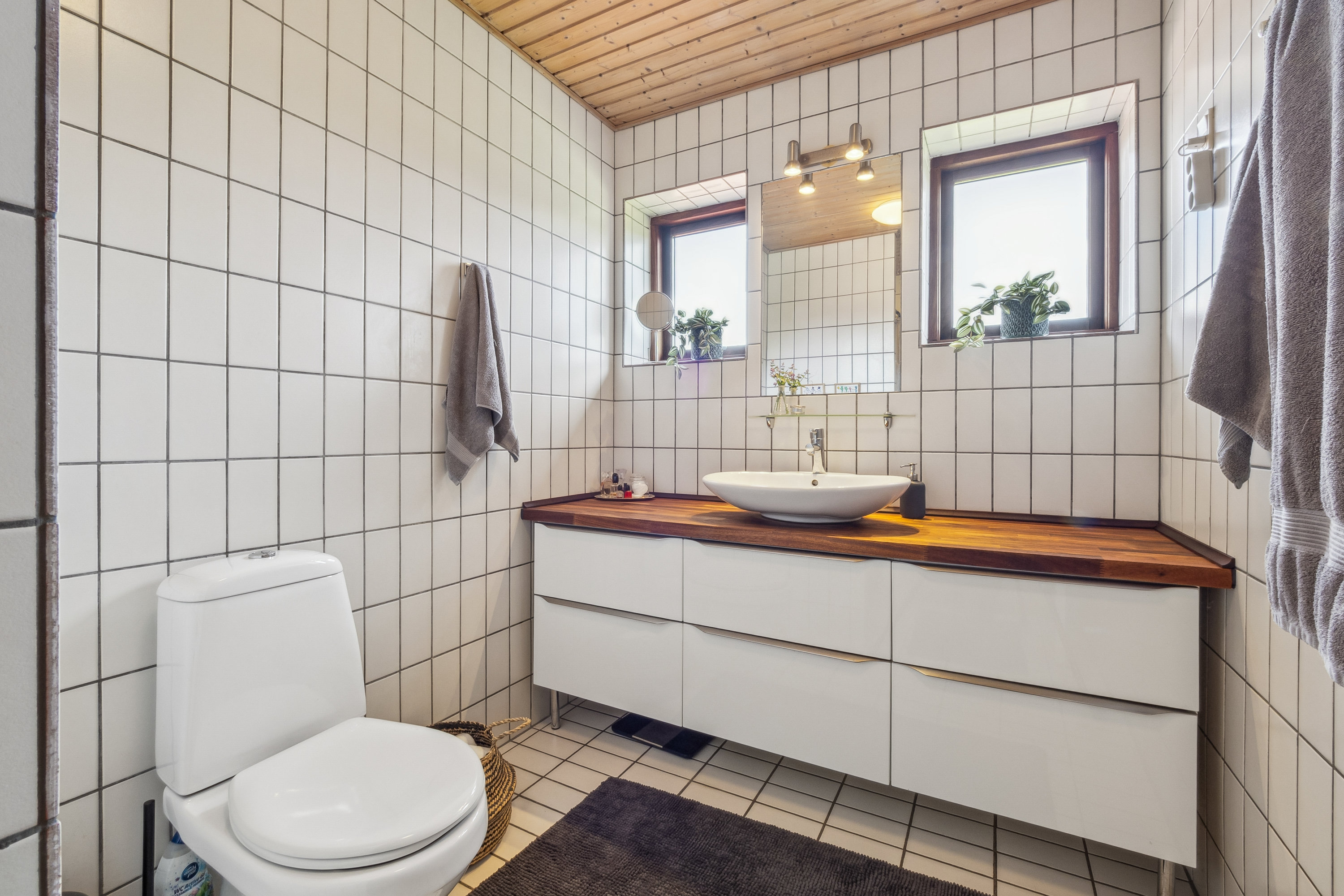 Fremhævet badeværelse billede i fuldskærmstilstand. Billede af Lyngbjergvej 15, Faarup, 7900 Nykøbing M