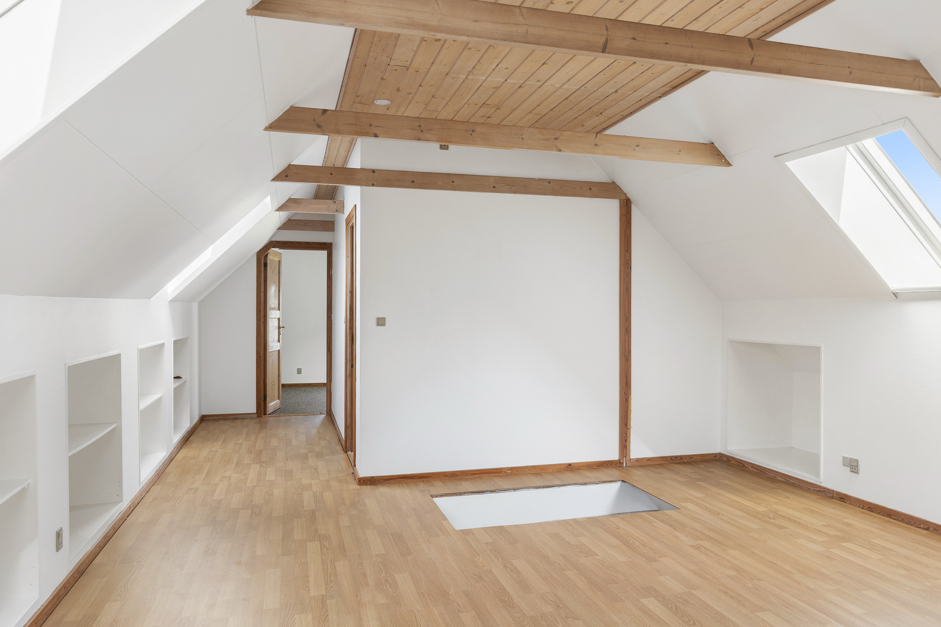 Fremhævet stue 1. sal billede i fuldskærmstilstand. Billede af Korsholmvej 260, Vesterbølle, 9631 Gedsted