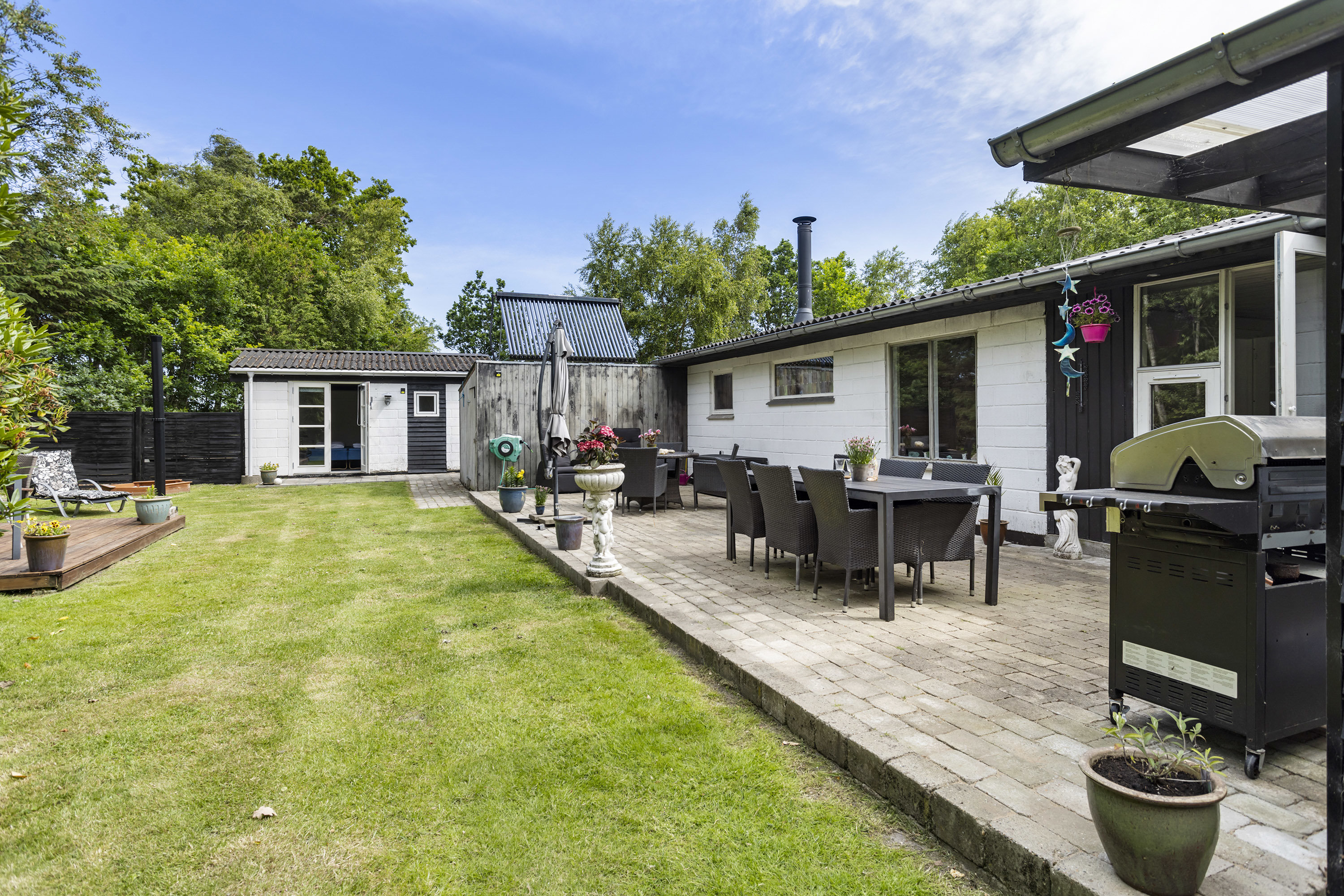 Miniaturebillede 1: terrasse. Billede af Mågevej 1, Hou, 9370 Hals