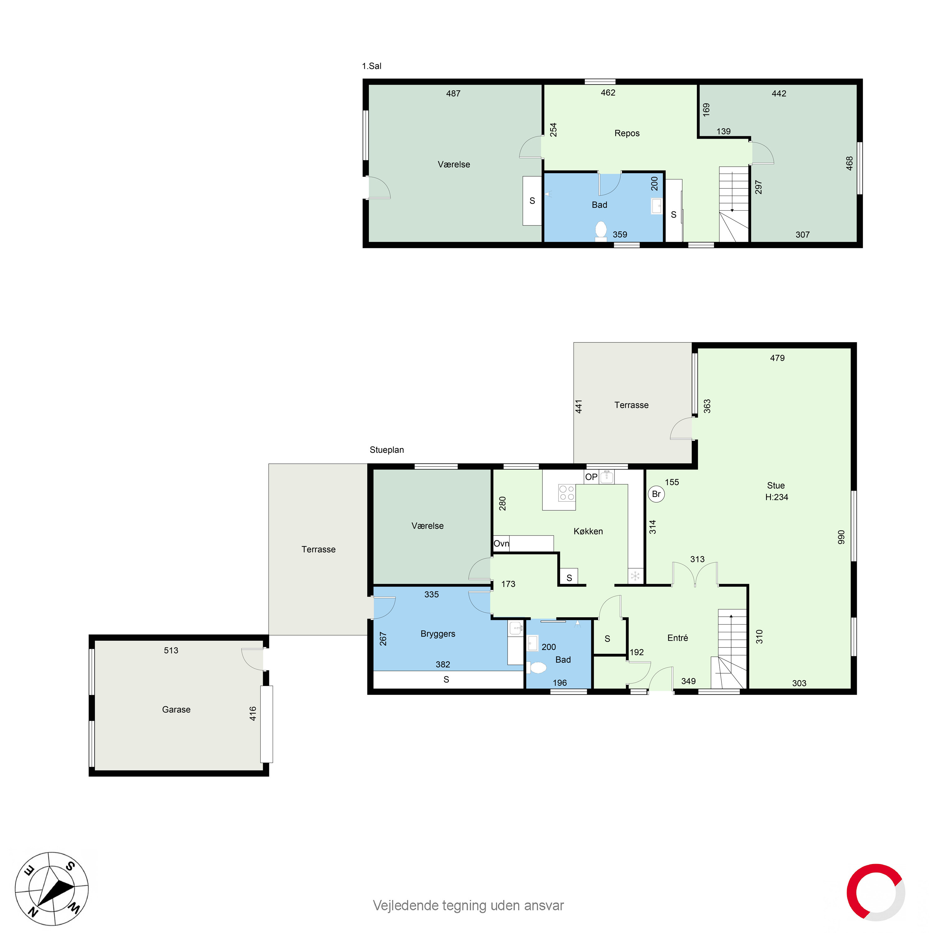 Plantegninger billede af Arnegårdsvej 33, 8230 Åbyhøj